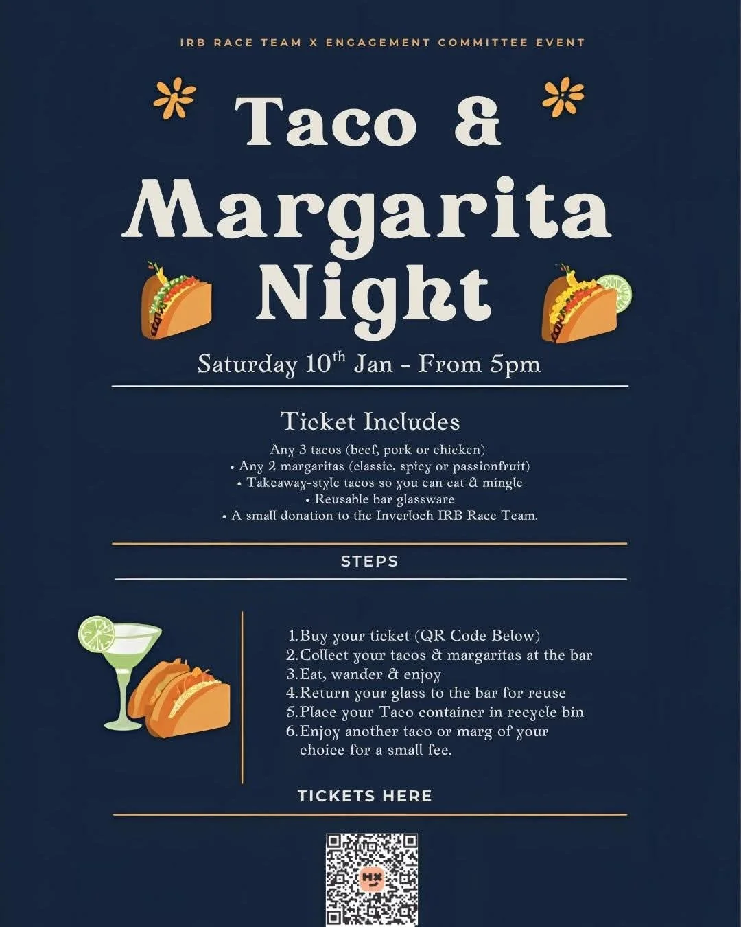 Taco and Margarita night SLSC fundraiser