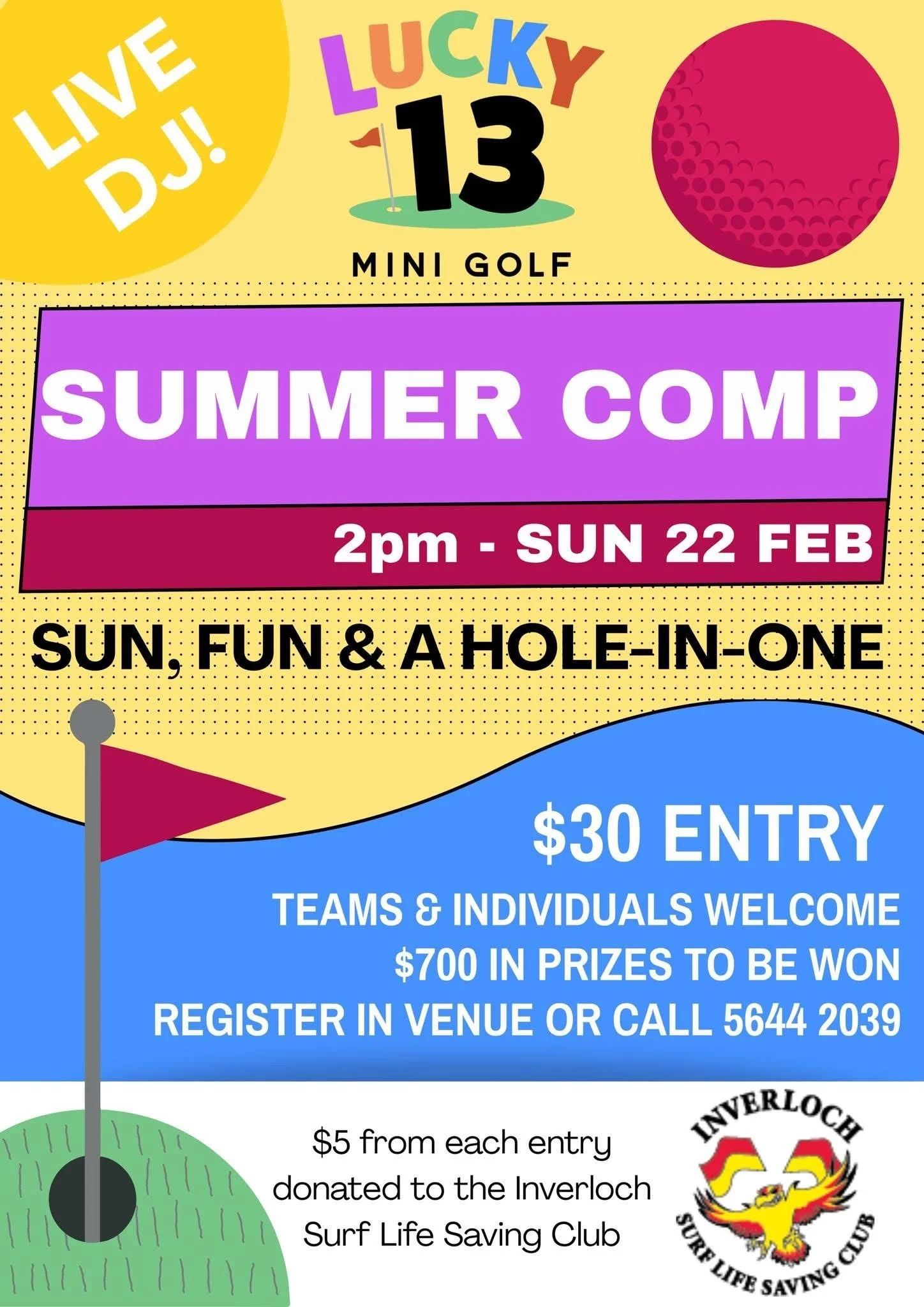 Lucky 13 Mini Golf Summer Comp