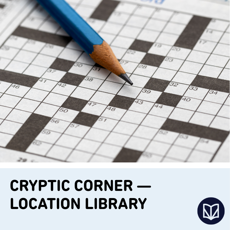 Cryptic Corner Inverloch Library