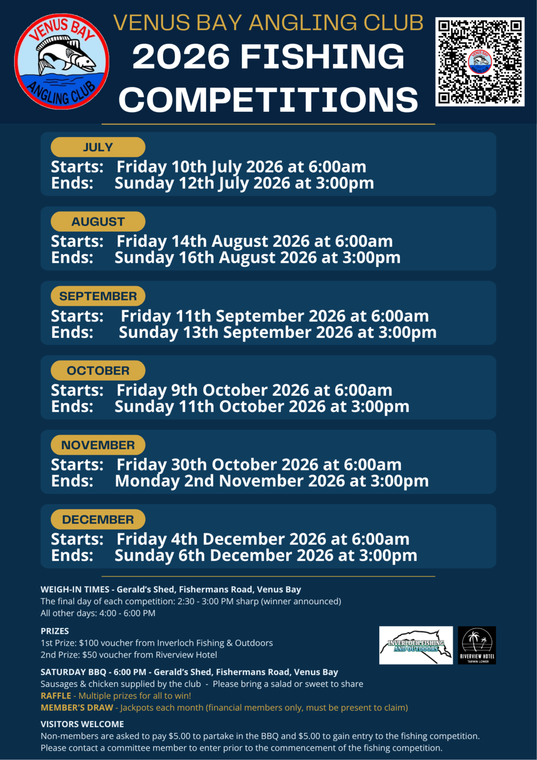VBAC fishing comps