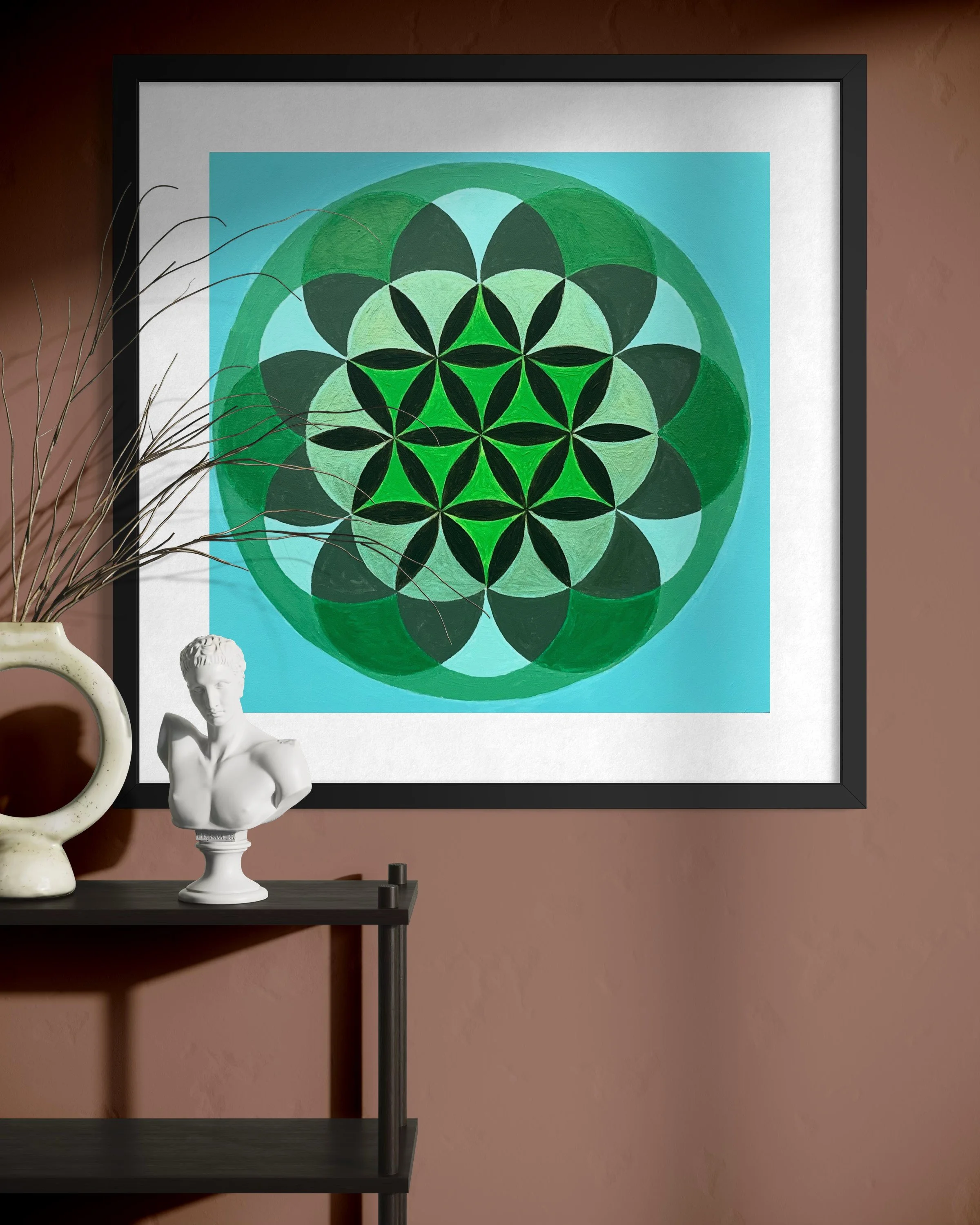 Flower of Life 5 - Green Harmony