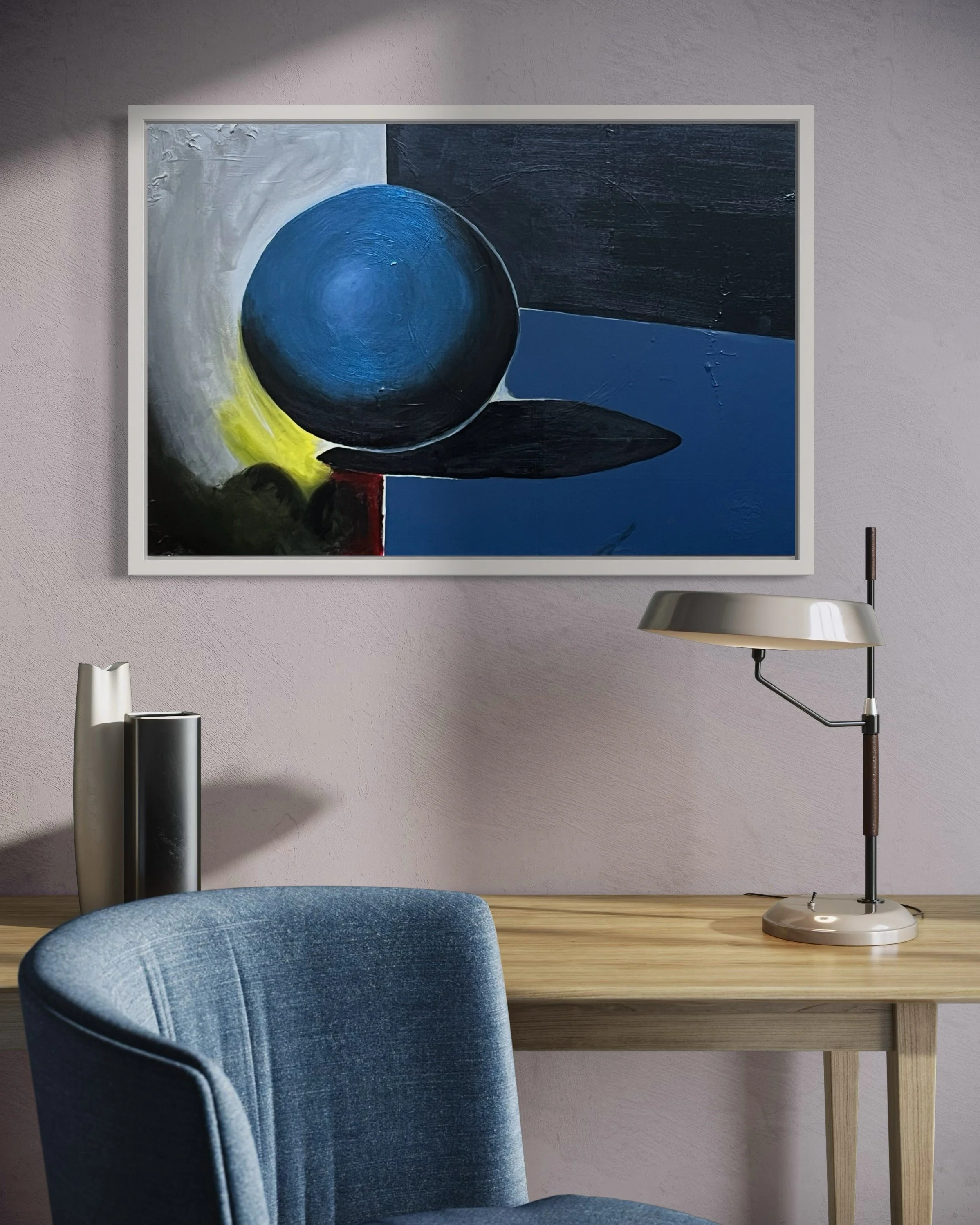 Connection to the Devine - blue chair.JPG