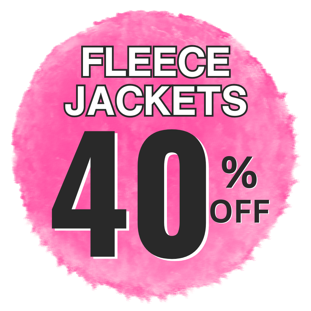 40% off fleece jackets