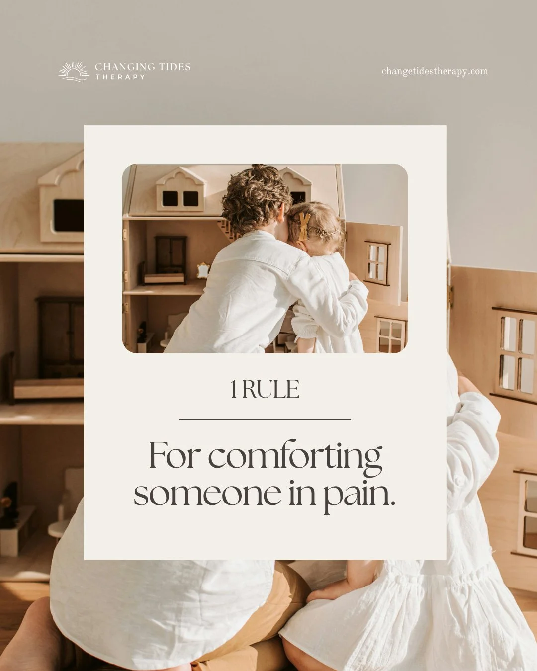 When someone we love is in crisis, we can accidentally lean on them for reassurance without realizing we've added to their load. 

Ring Theory keeps it simple: comfort flows toward the person in the center, your own processing flows outward. 

Save i