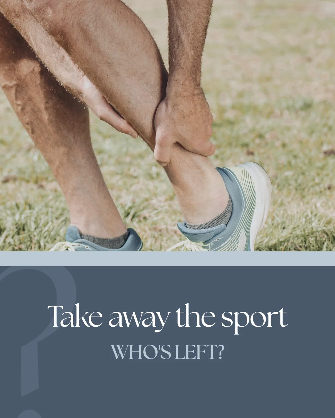 Athlete identity runs deep ⚽️

When your body, schedule, friendships, and purpose all came from one thing, losing it isn't "just retiring." 

It can feel like losing yourself, and most athletes go through it alone because no one has languag