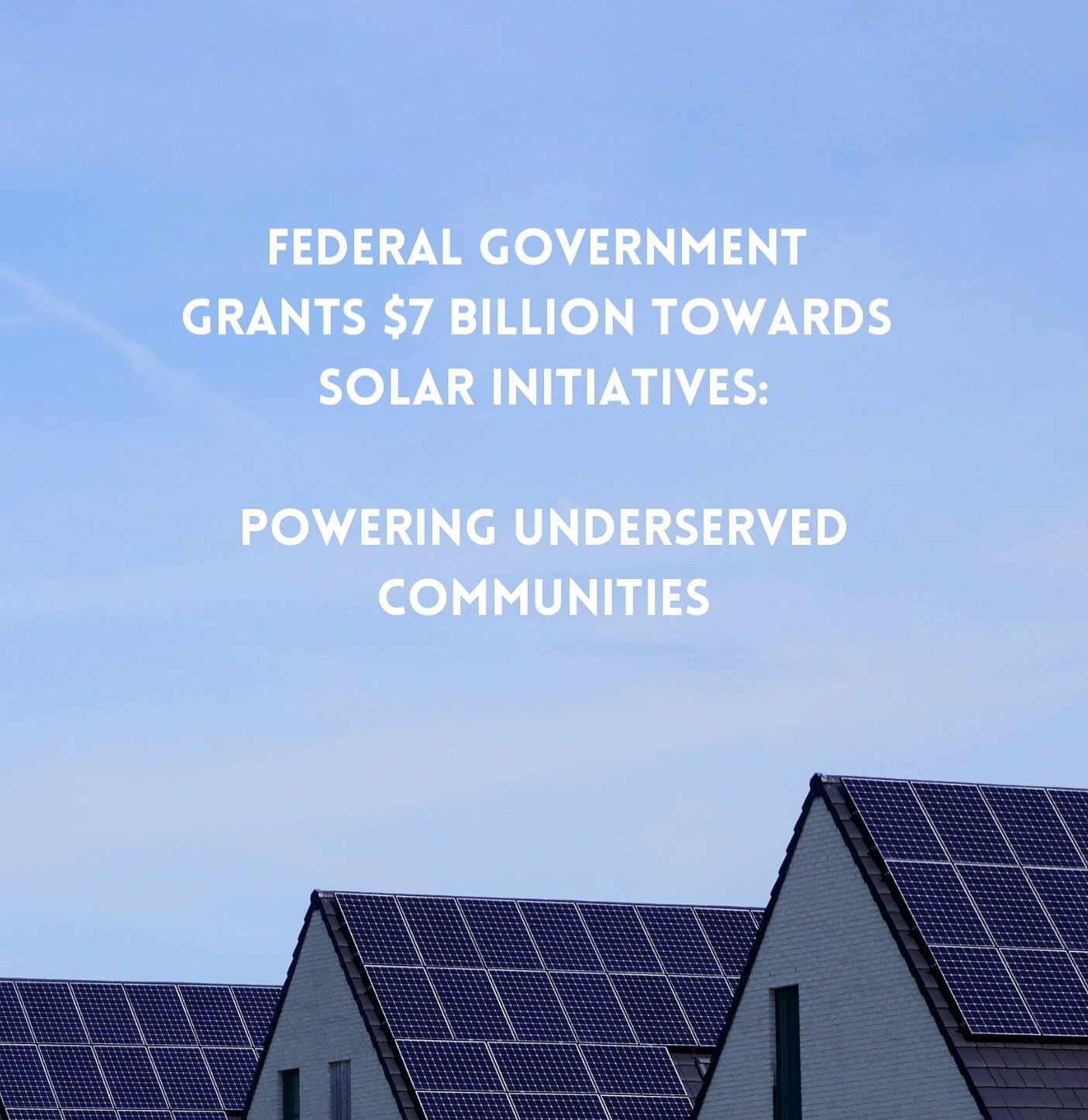 Solar News: The Federal Government&rsquo;s Earth Day announcement includes $7 billion in federal grants for residential solar projects, benefiting 900,000+ households in underserved communities 💡🌱🏠 #SolarEnergy #EarthDay