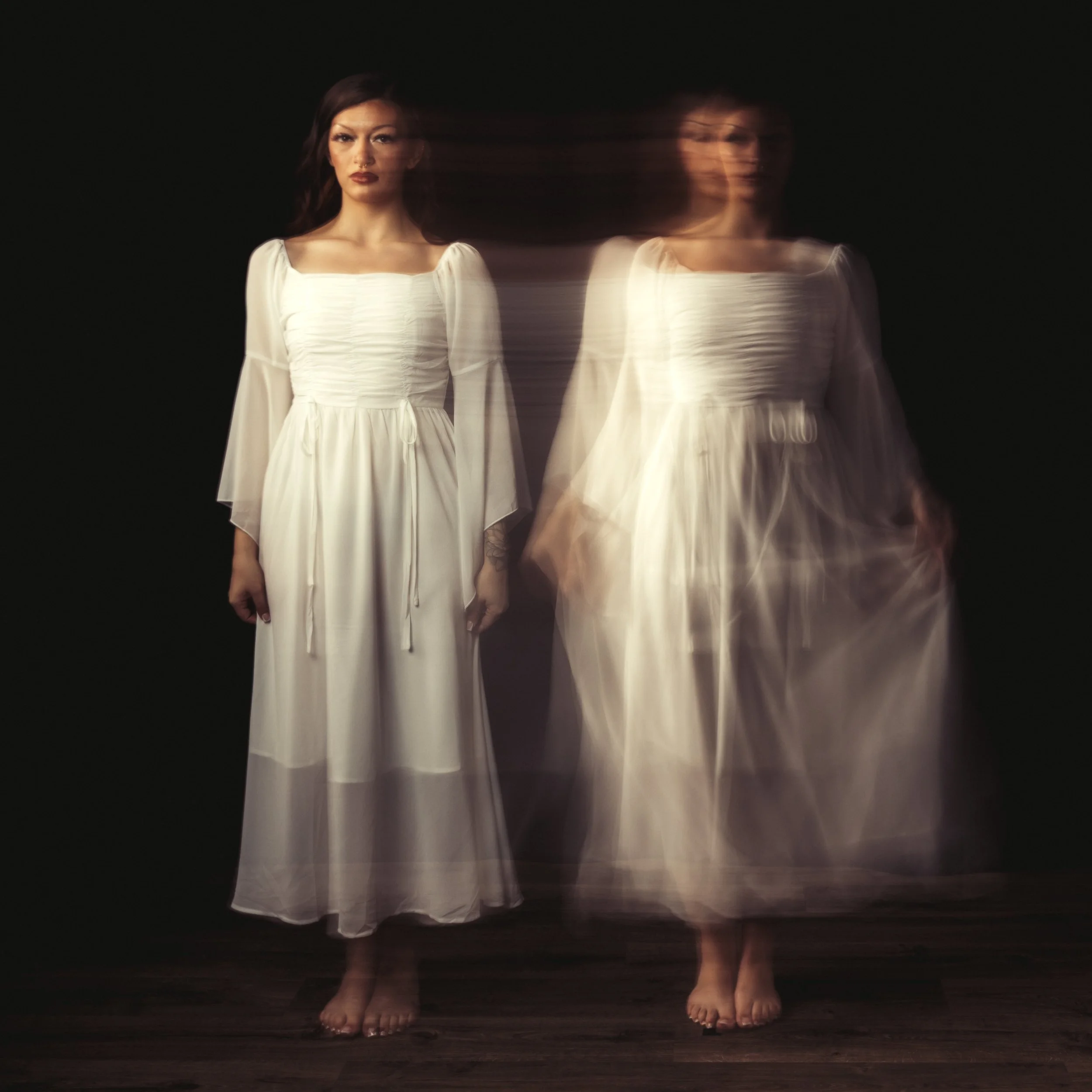 In-Camera Double Exposure with Flash