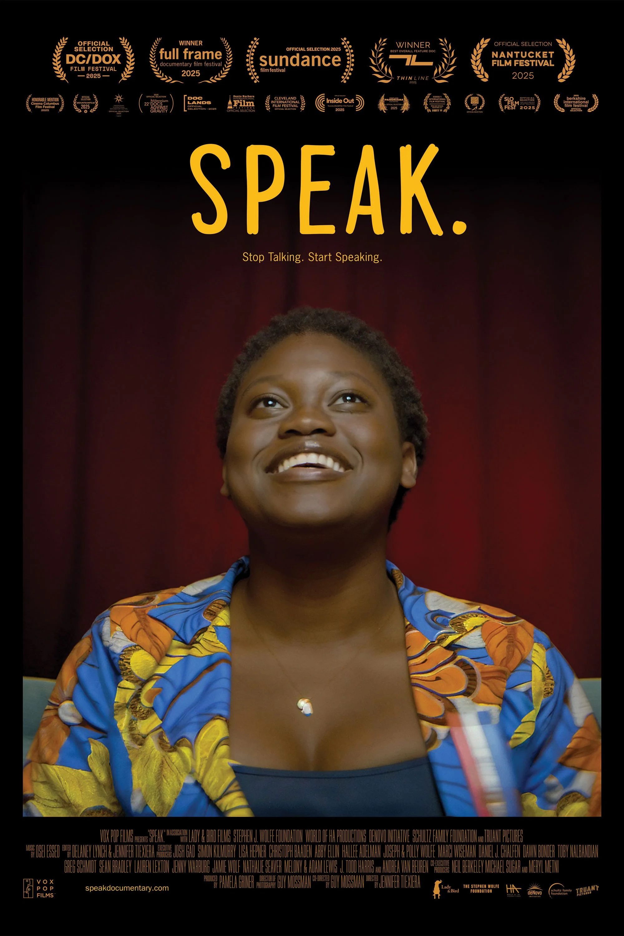 September Monthly Film Series: SPEAK.