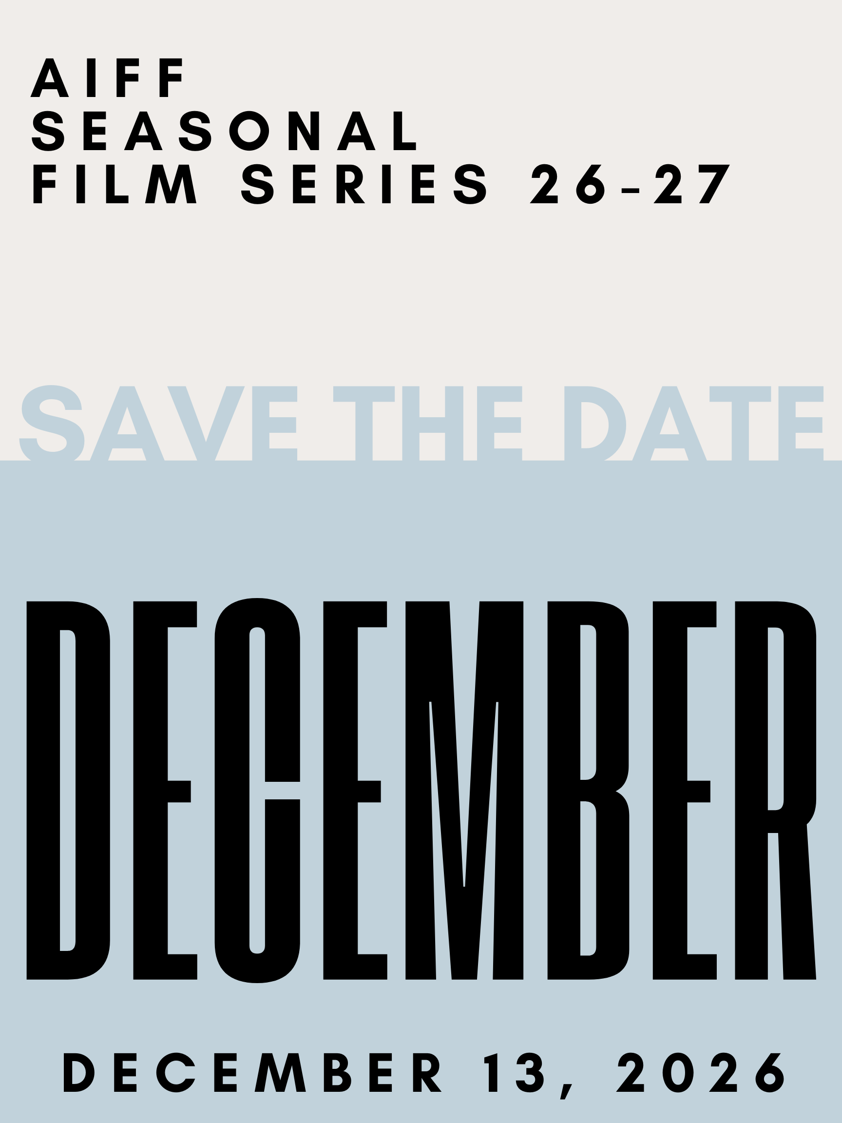 AIFF Season Film Series - December 
