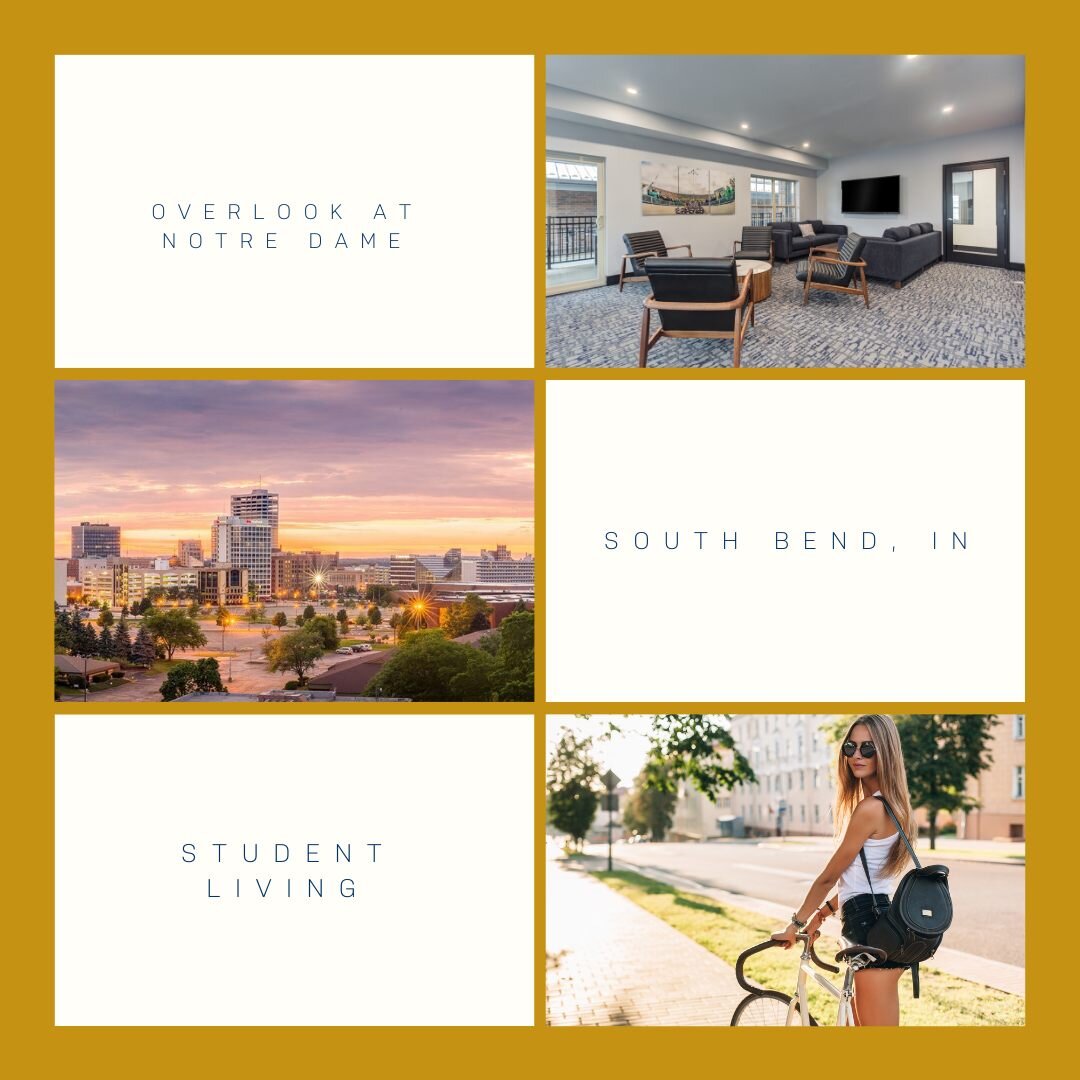 Now Leasing for Fall 2024 &amp; 2025!

Secure your space - tour today! Overlook at Notre Dame &ndash; Luxury South Bend apartments steps from Notre Dame!
.
.
.
.
.
#overloooknd #studentliving #southbend #NDliving #tourtoday