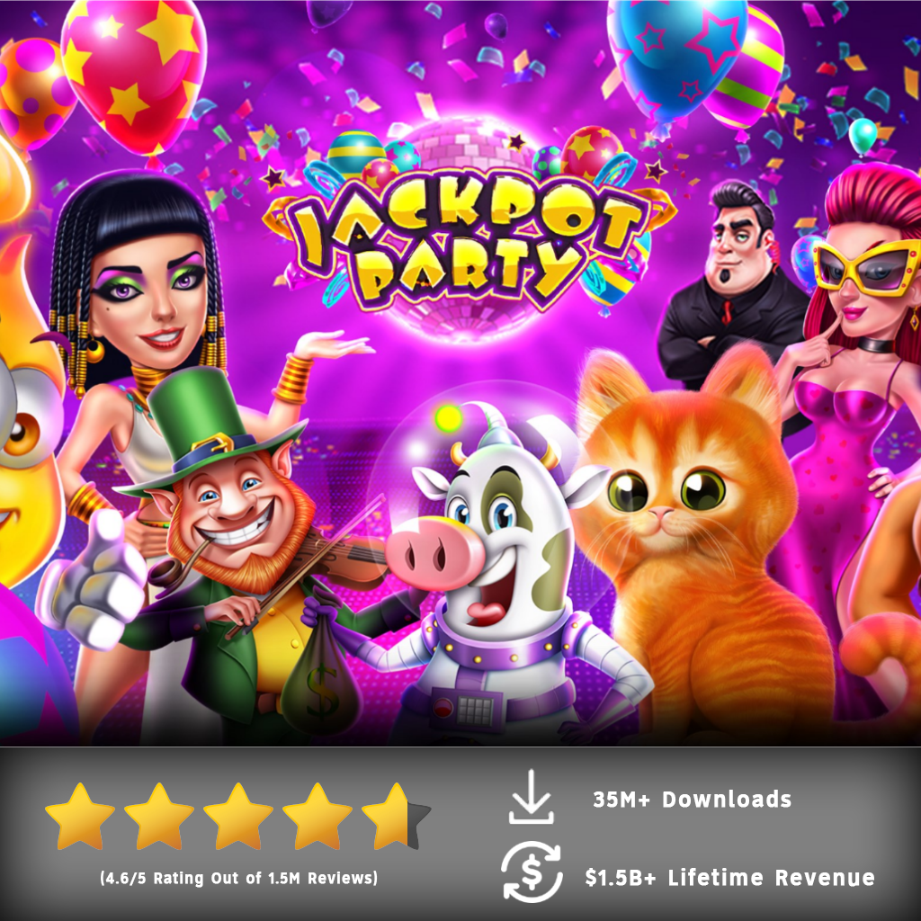 #1 Slots game on Mobile, #7 Top Grossing Mobile game in North America at the time