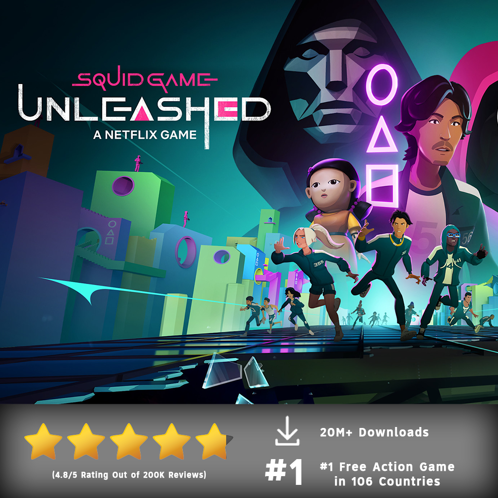 #1 Netflix Game based on the global hit series, Squid Game