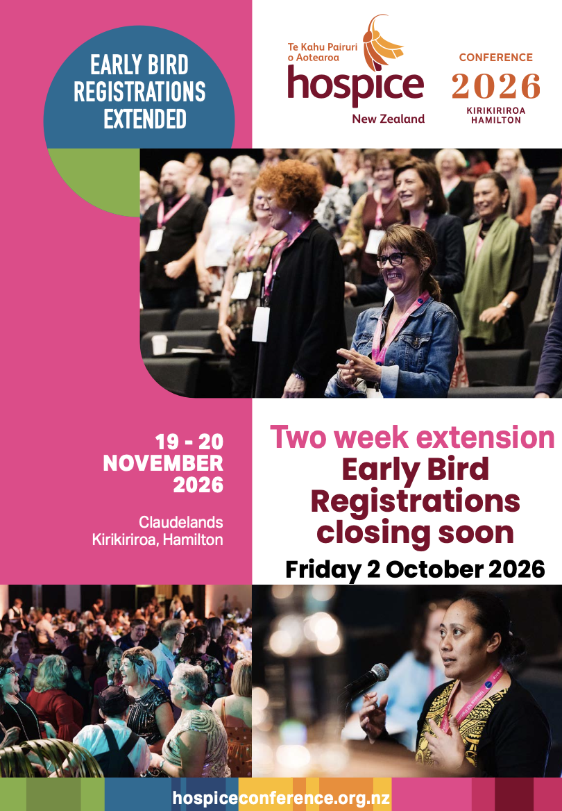 Hear Tess's Keynote at Hospice NZ Conference 