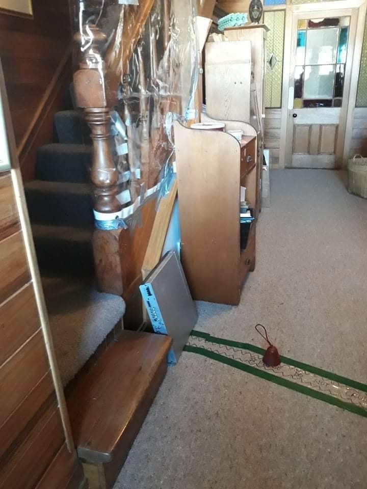 When lockdown was imposed we had to establish a 'border' in our multi-generational house to keep the young ones away from the grandparents. We stuck a taped barricade across the floor over which we were not allowed to step and put bells there to be u