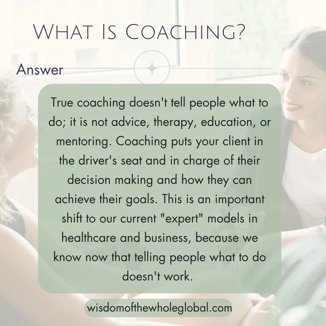 what is coaching statement