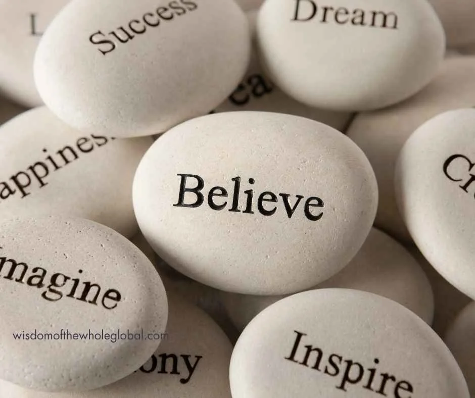 Affirmation stones image