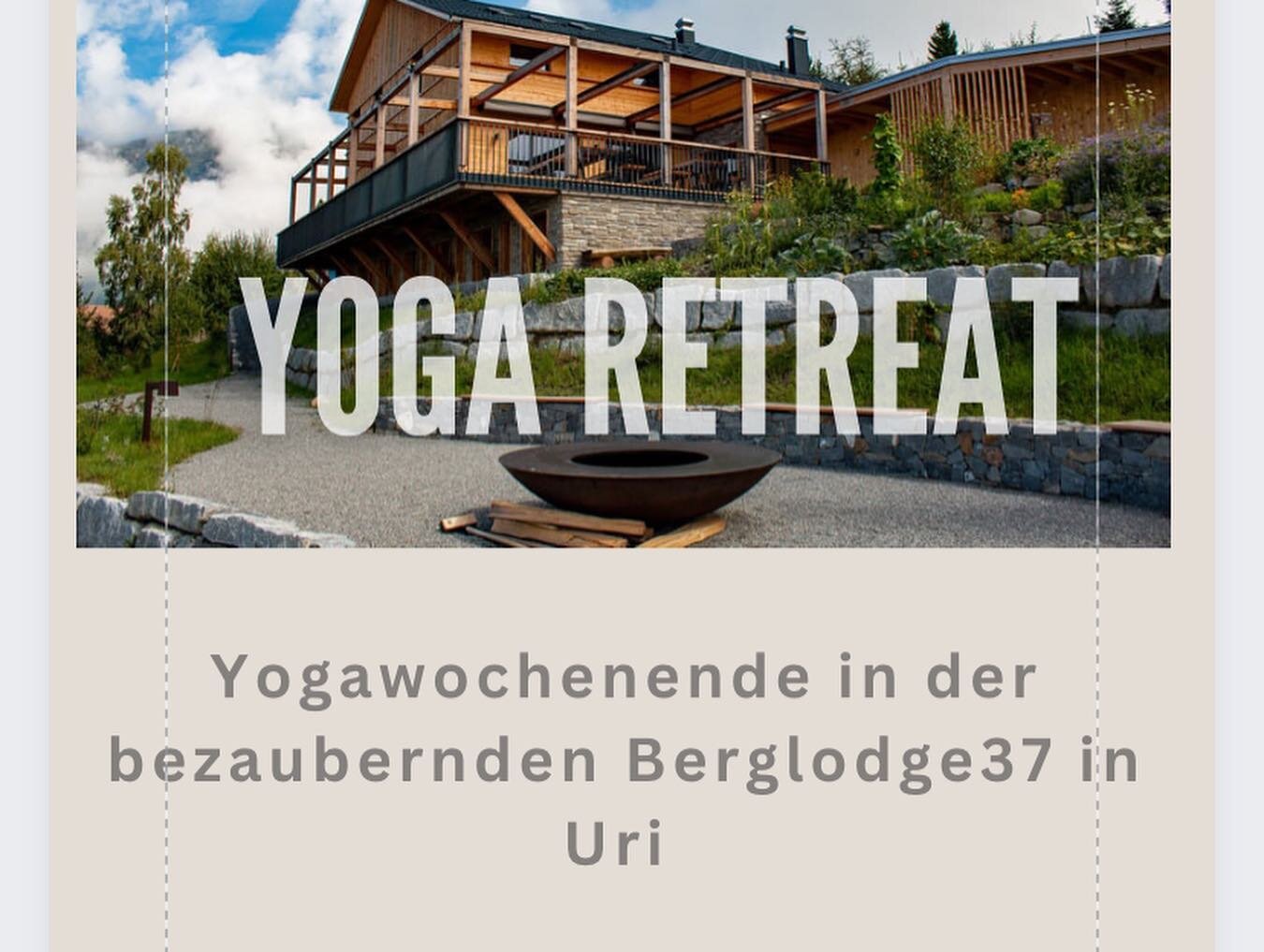 Bei Interesse findest du alle Informationen auf meiner Homepage www.sabinewasserrab.com
#yogaretreat #yogawochenende #berglodge37 #yoga #achtsamkeit #entspannung