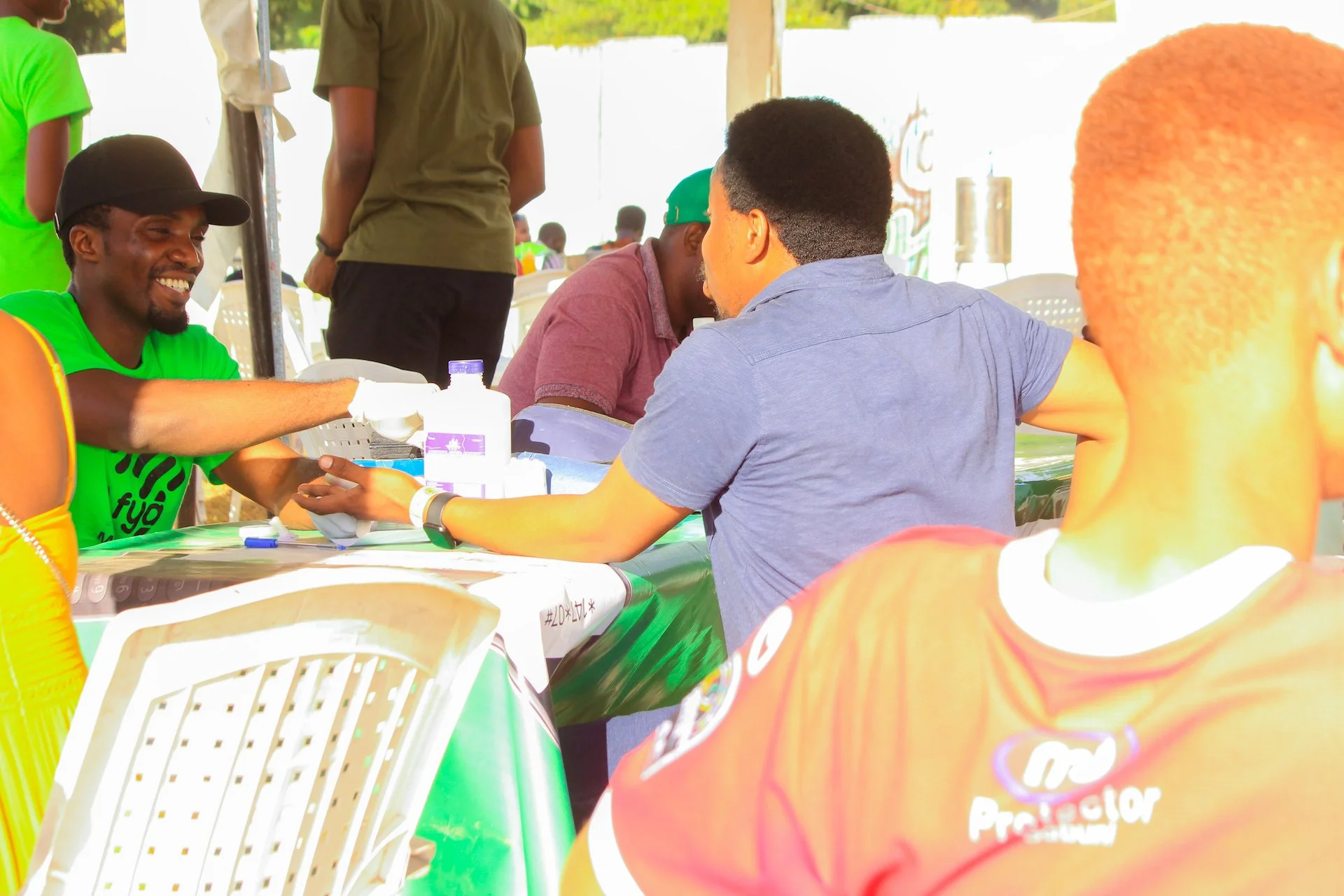 Outreach activities with Dr. Erick Kigadye