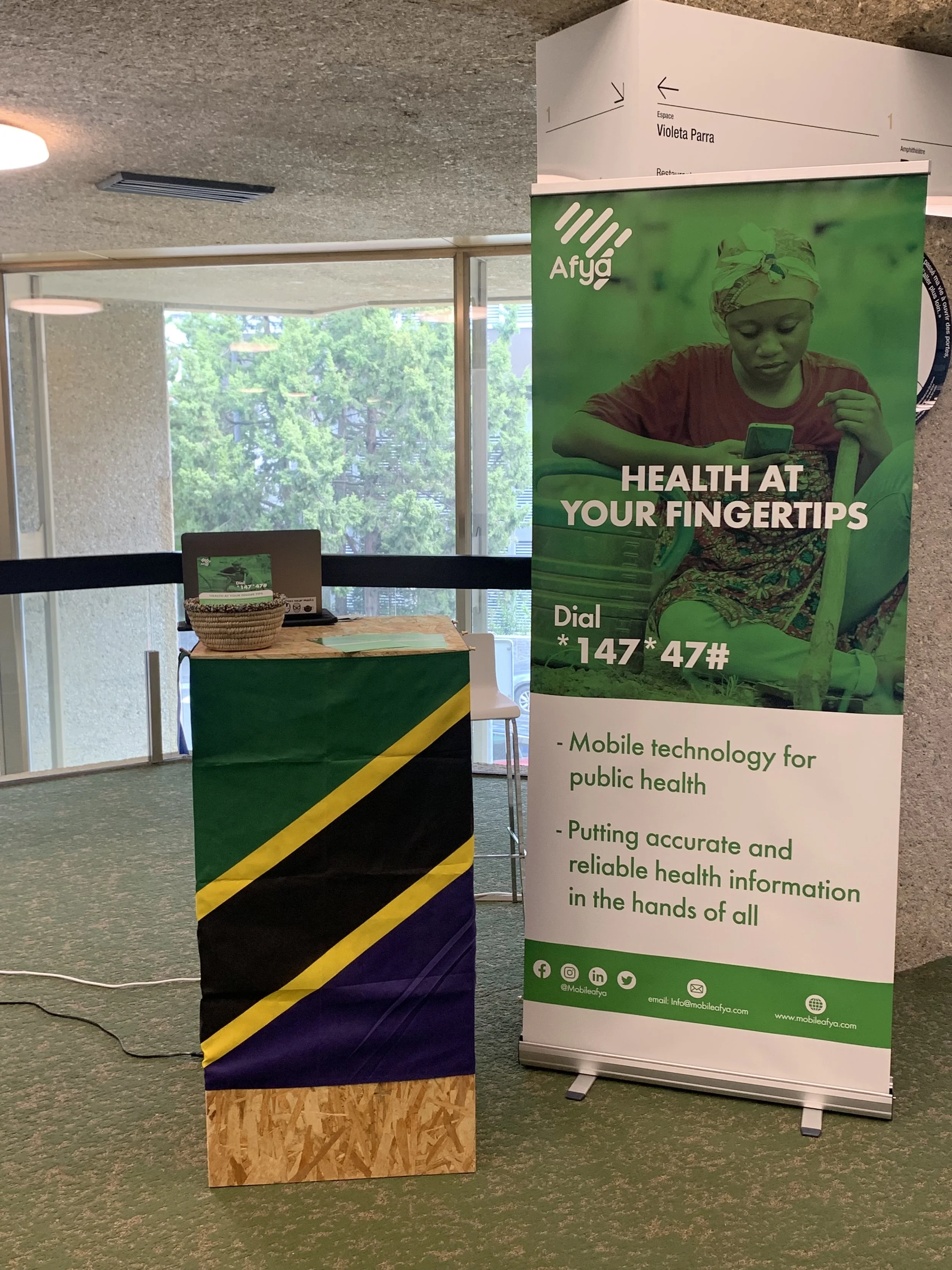 Representing Tanzania at the Geneva Health Conference in Switzerland 