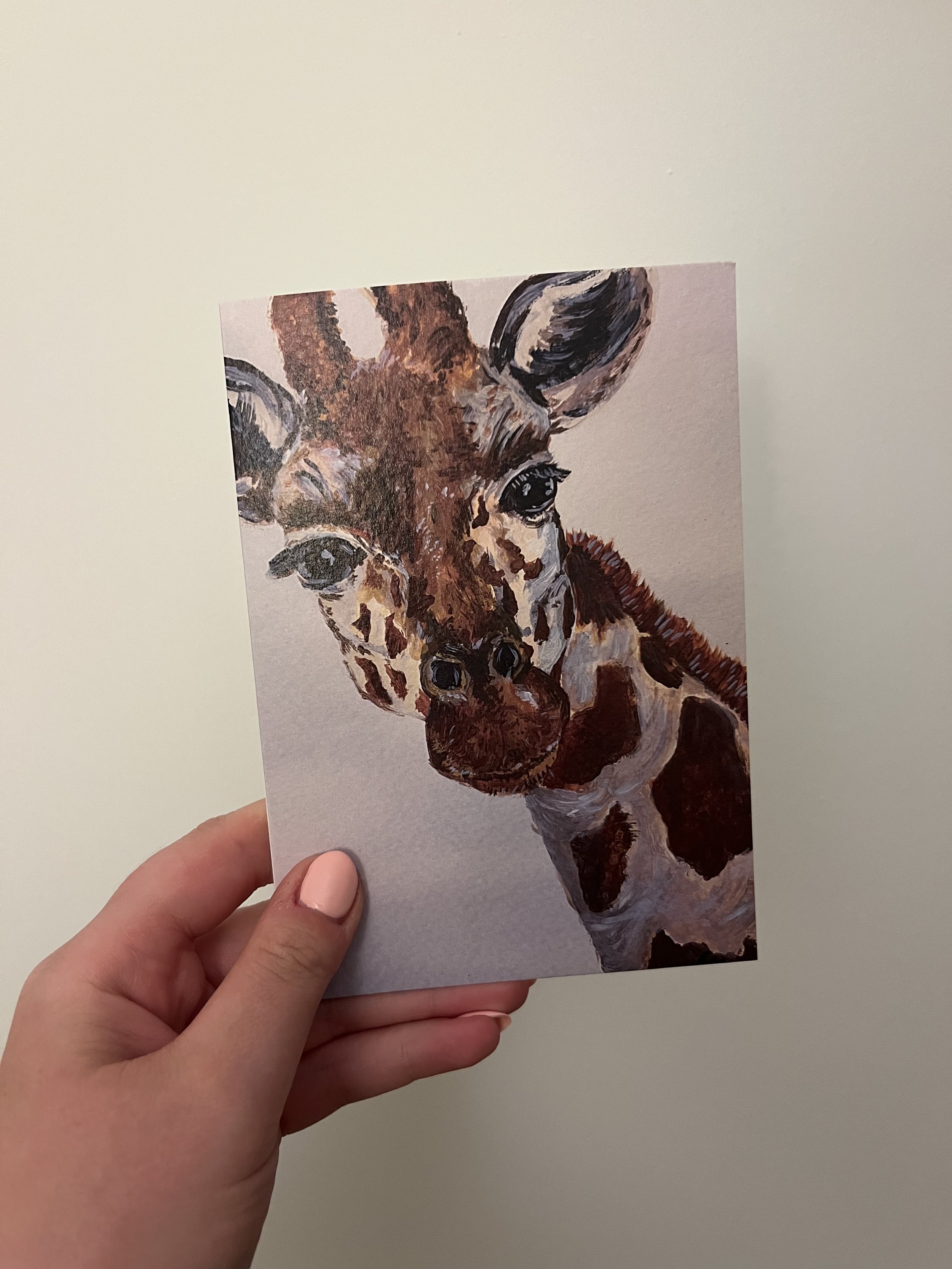 Giraffe card