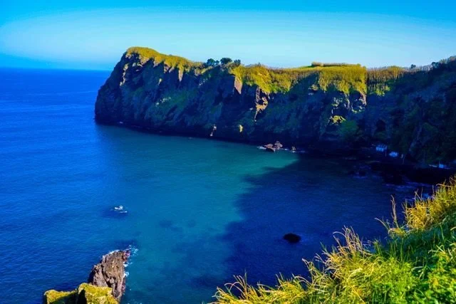 Cliff overlooking the ocean Azores