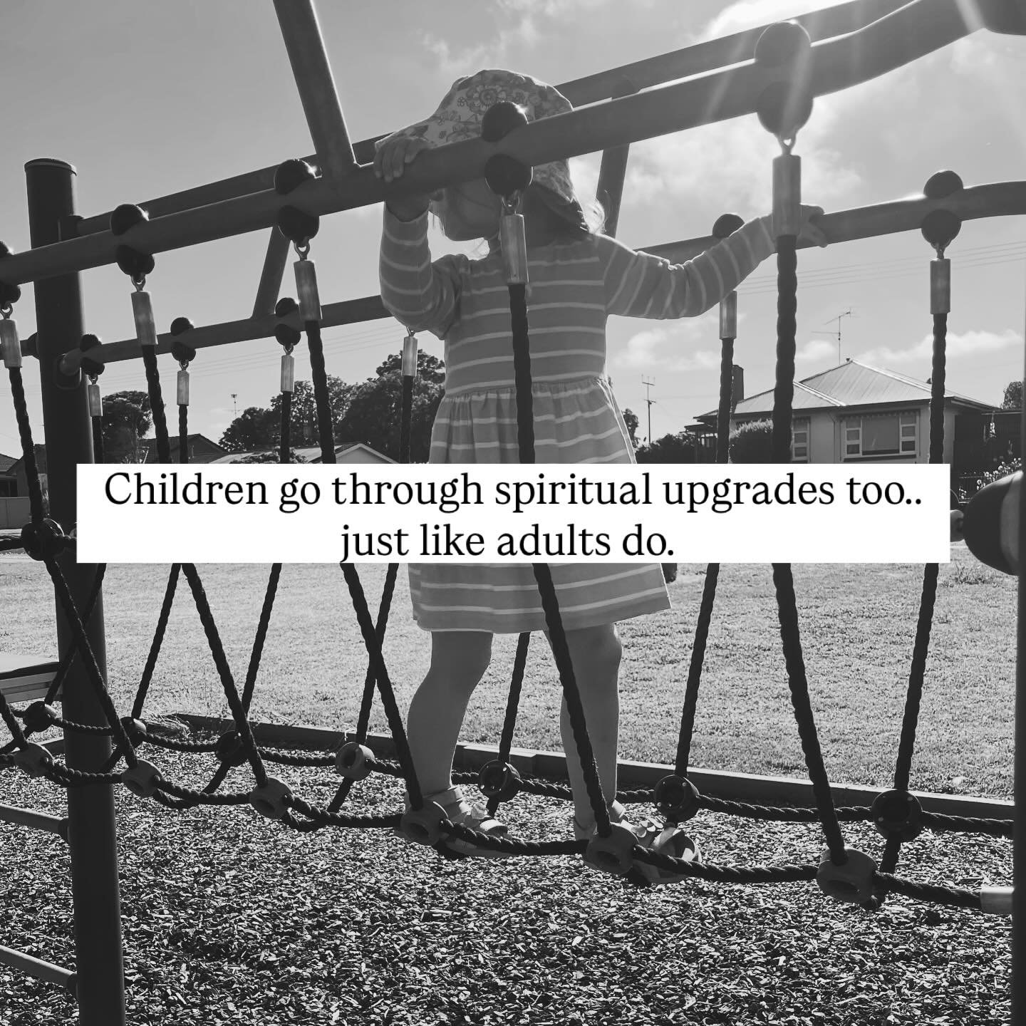 Just like adults, children outgrow their inner frameworks. They shed old fears, release attachments + form new understandings about who they are + how the world works. The difference is that children don&rsquo;t intellectualise it.. they move through