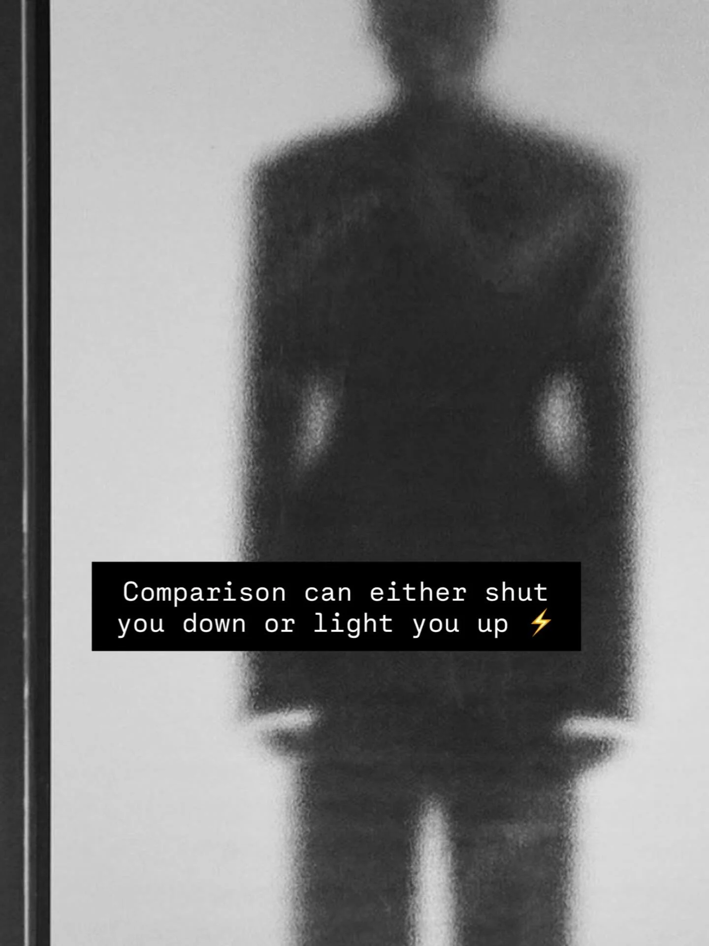 When you&rsquo;re comparing yourself to something or someone else, it can go one of two ways&hellip;

It can empower you to start doing what they&rsquo;re doing, to take action + to create what you&rsquo;re witnessing.

Or&hellip;

it can trigger neg