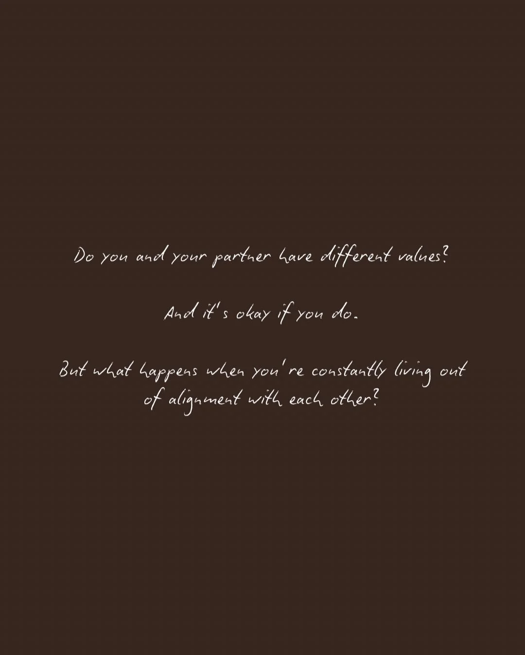 This is a long one!

You can spend years focusing on people&rsquo;s positive + negative behaviours..

Or you can look beneath the surface, at their values to understand them deeper.

After all, relationships&hellip; is how we relate-to-people. How we