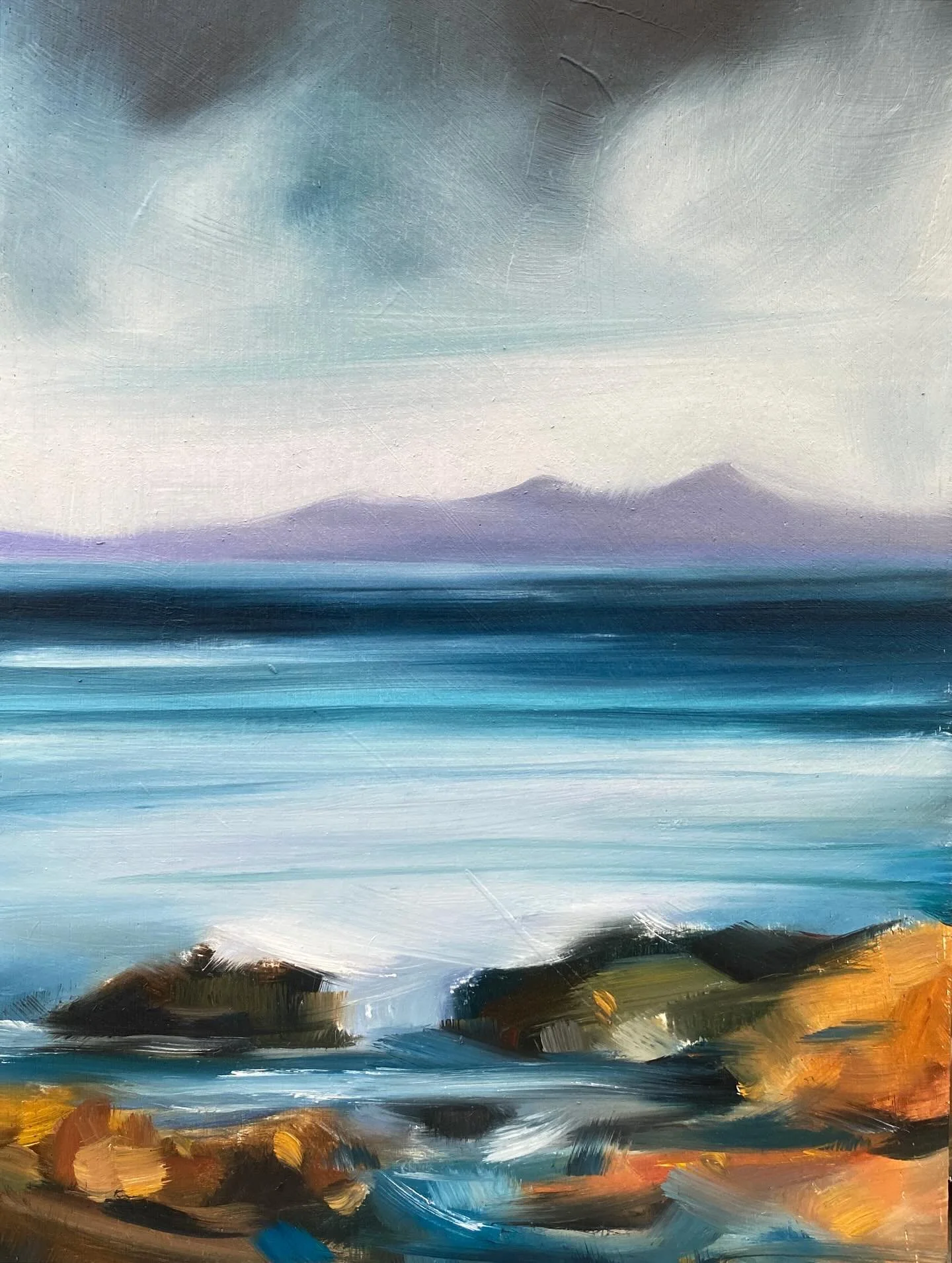 &lsquo;I found comfort in the constant horizon line, and in the soft blue of distance. When everything else felt wild and untameable, when the pain of the world became too much, that was all I felt I had to steady myself. And so I sat with it, drank 