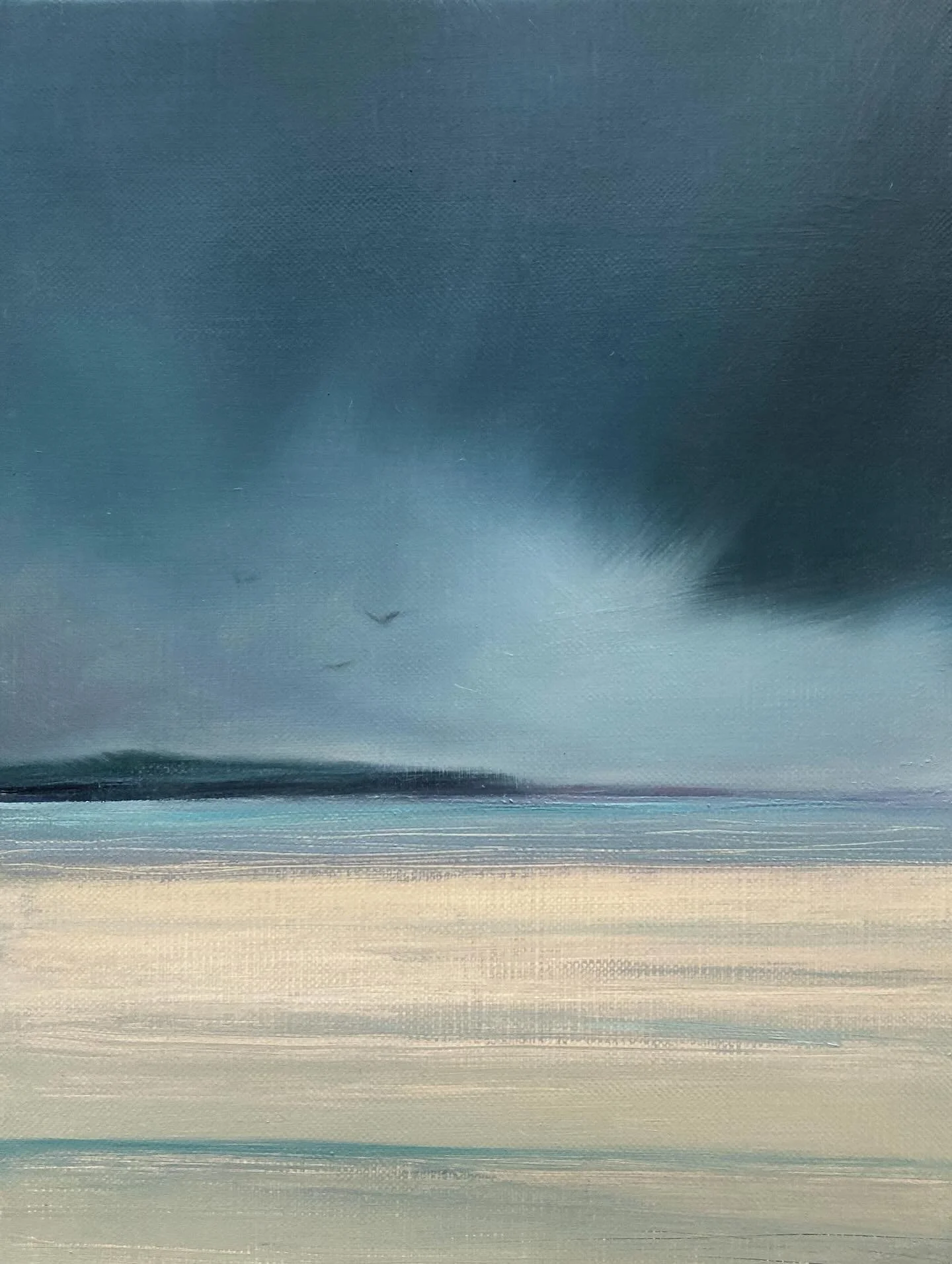 I will always have a soft spot for dreich days by the sea. Storms that blow in and rattle windows whilst wet socks dry by the fire. Birds that circle above like ghosts in the clouds. Days that grant you the permission to slow down. 🤍 Wishing you a b