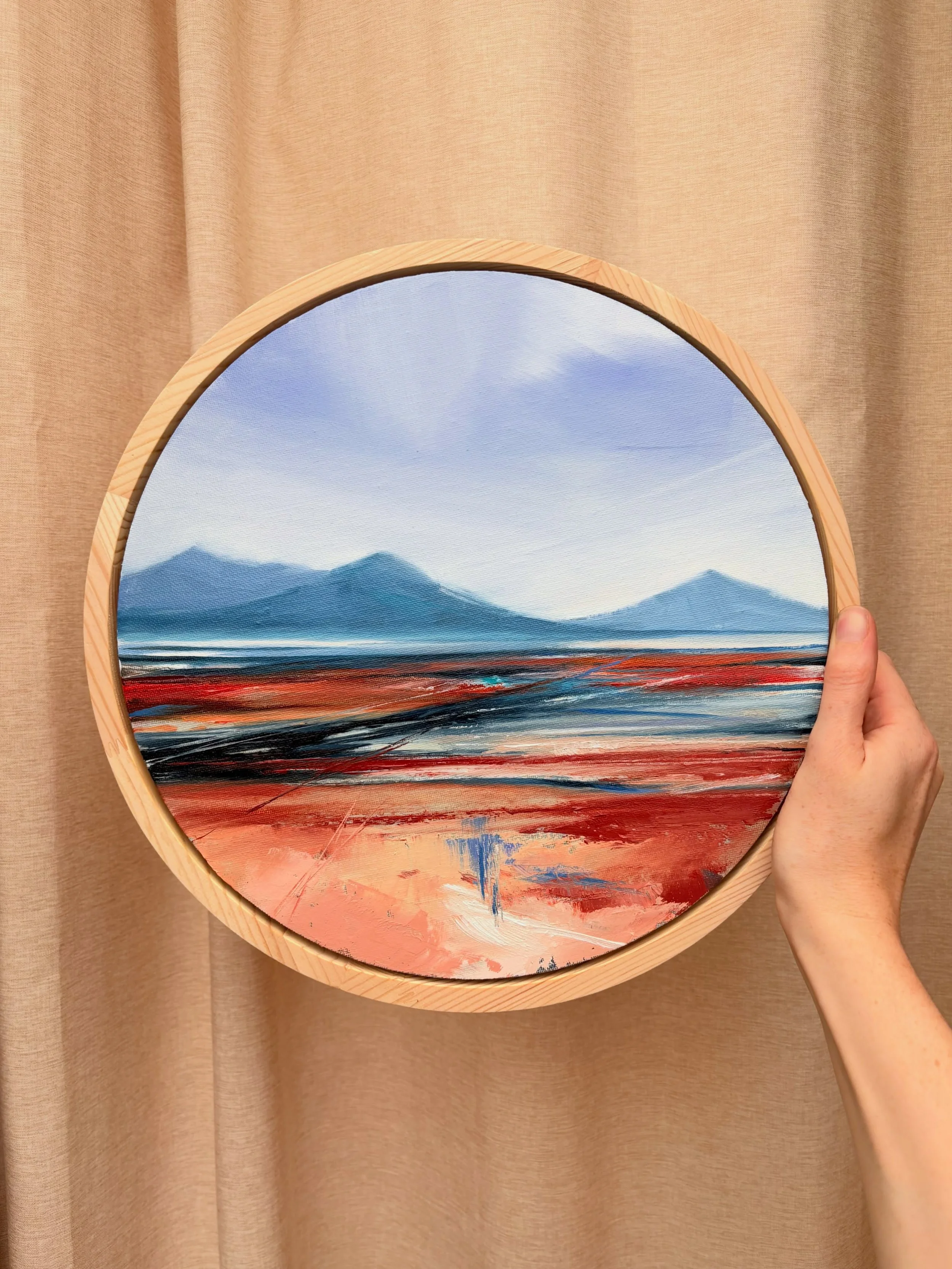 &lsquo;The autumn came with wind and gold.&rsquo; 

Another new piece that I&rsquo;ve been working on the last few weeks. 

The cooler days are coming thick and fast now, the seals have returned to their rocks in the bay outside the cabin, and the de