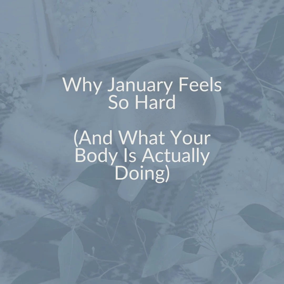 January comes with a lot of pressure to plan, decide, and take action.

But for many people, this is actually a low-energy time of year. Shorter days, less sunlight, and post-holiday exhaustion all affect how we think, feel, and function.

That&rsquo