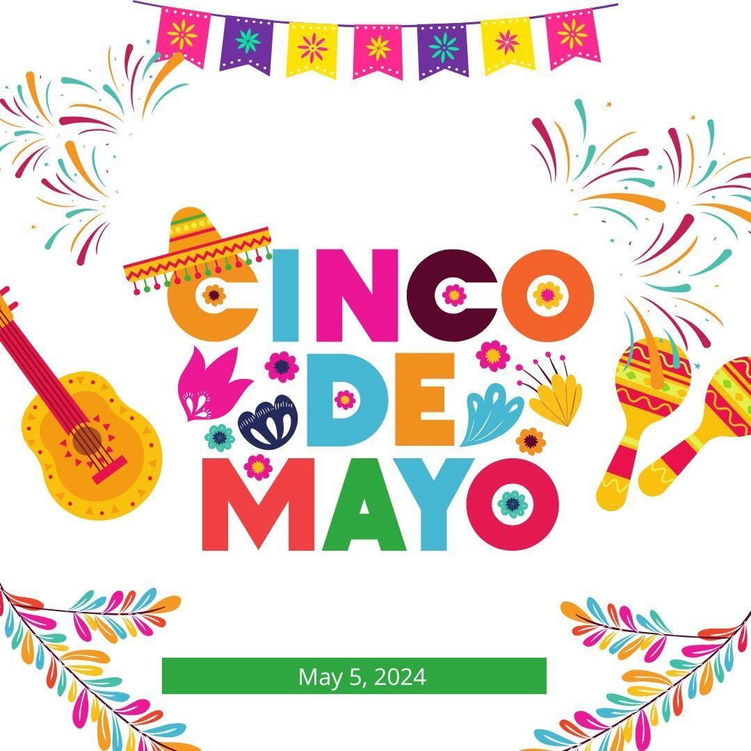 &iexcl;Feliz Cinco de Mayo! In honor of the victory of the battle at Puebla, this day is a day of pride for the Mexican people. Whether you're enjoying delicious tacos, dancing to vibrant music, or simply embracing the spirit of fiesta, let's honor t