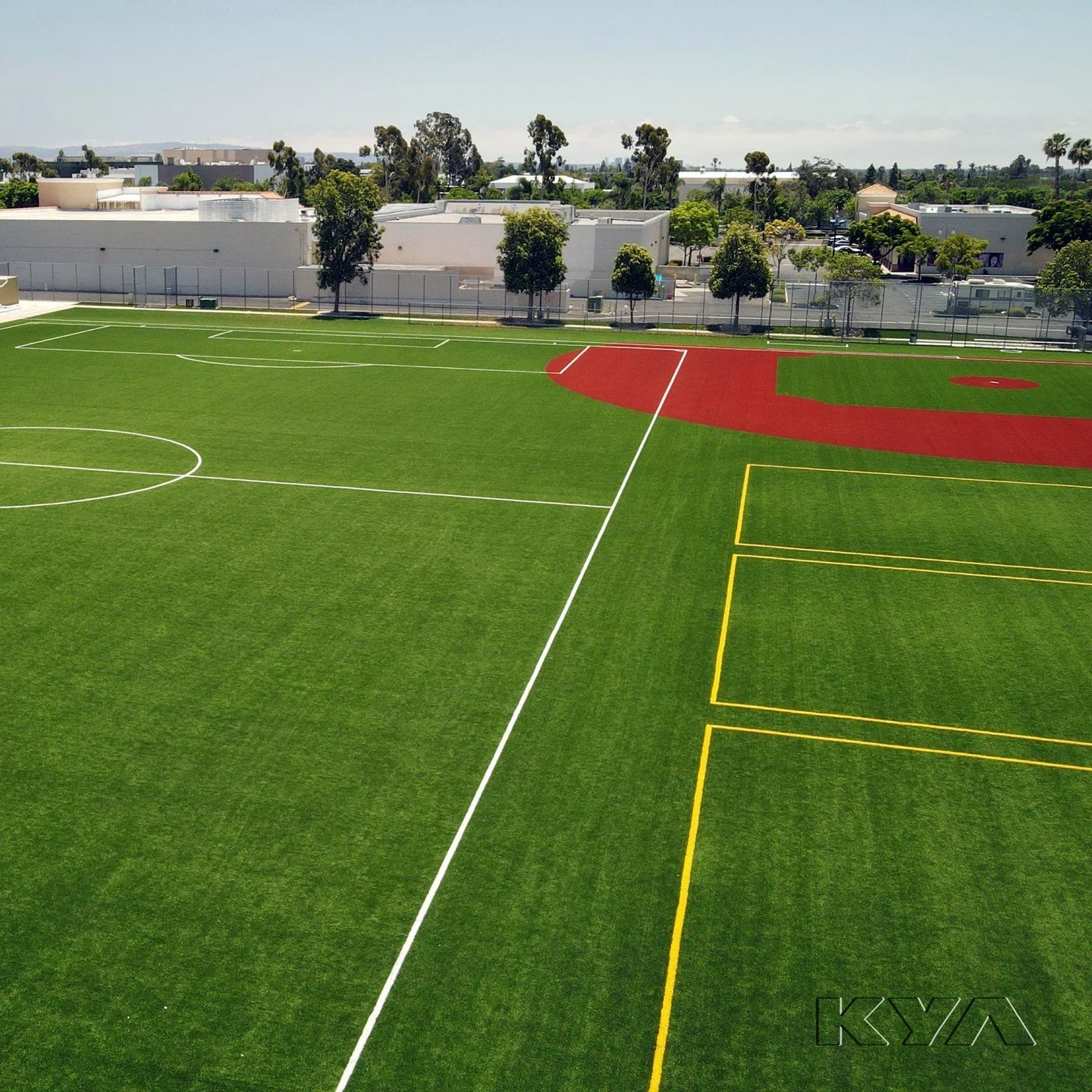 Multisport fields are transforming school campuses, bringing benefits for students, athletes, and communities alike! More teams and students can practice and play without scheduling conflicts - from soccer to football, tennis to track, these fields c