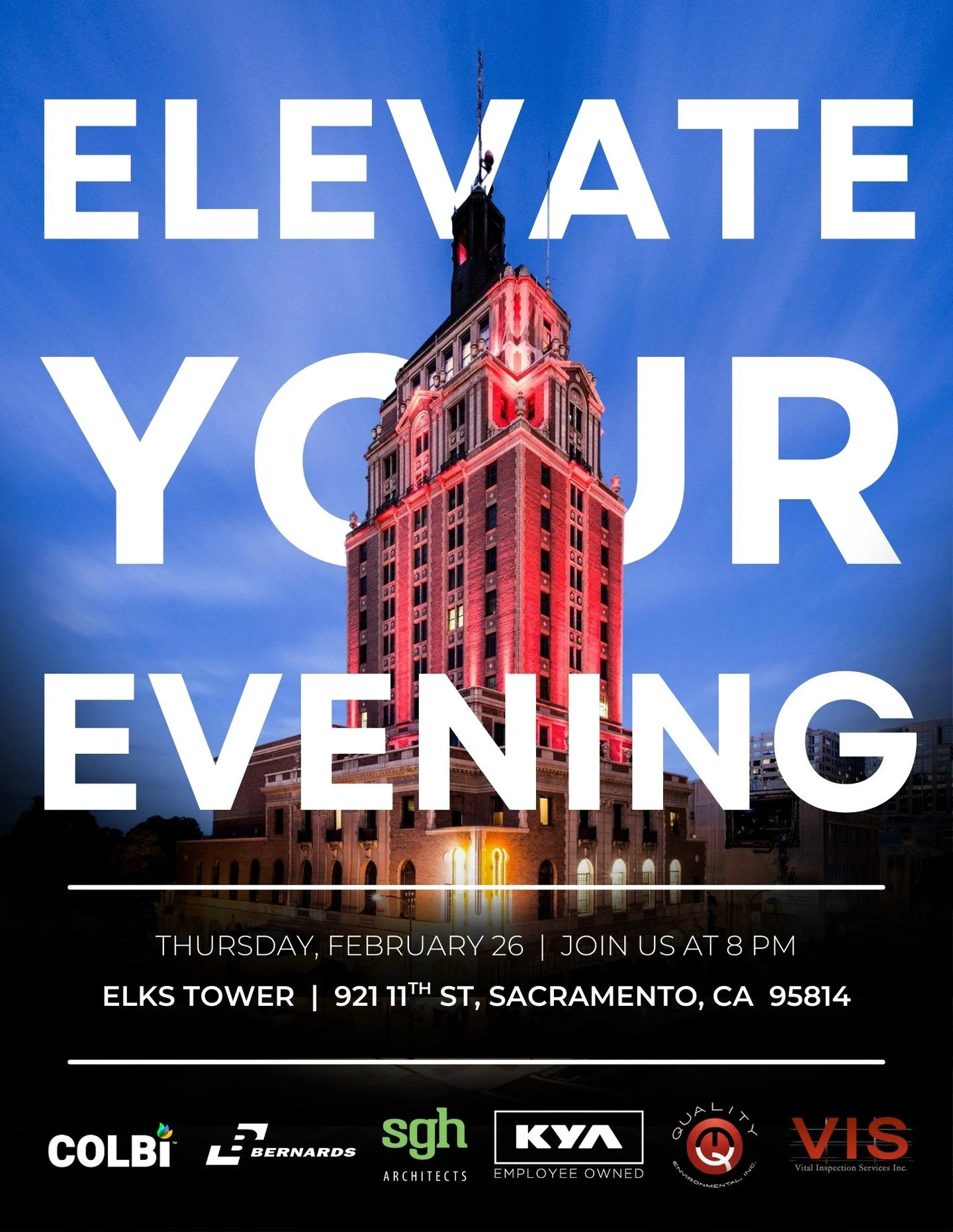 Get ready to Elevate Your Evening at our upcoming CASH Mixer in Sacramento! 🥂✨

Join us and our partners for a night of networking and fun at the historic Elks Tower. We can&rsquo;t wait to connect with colleagues new and old as we kick off the year