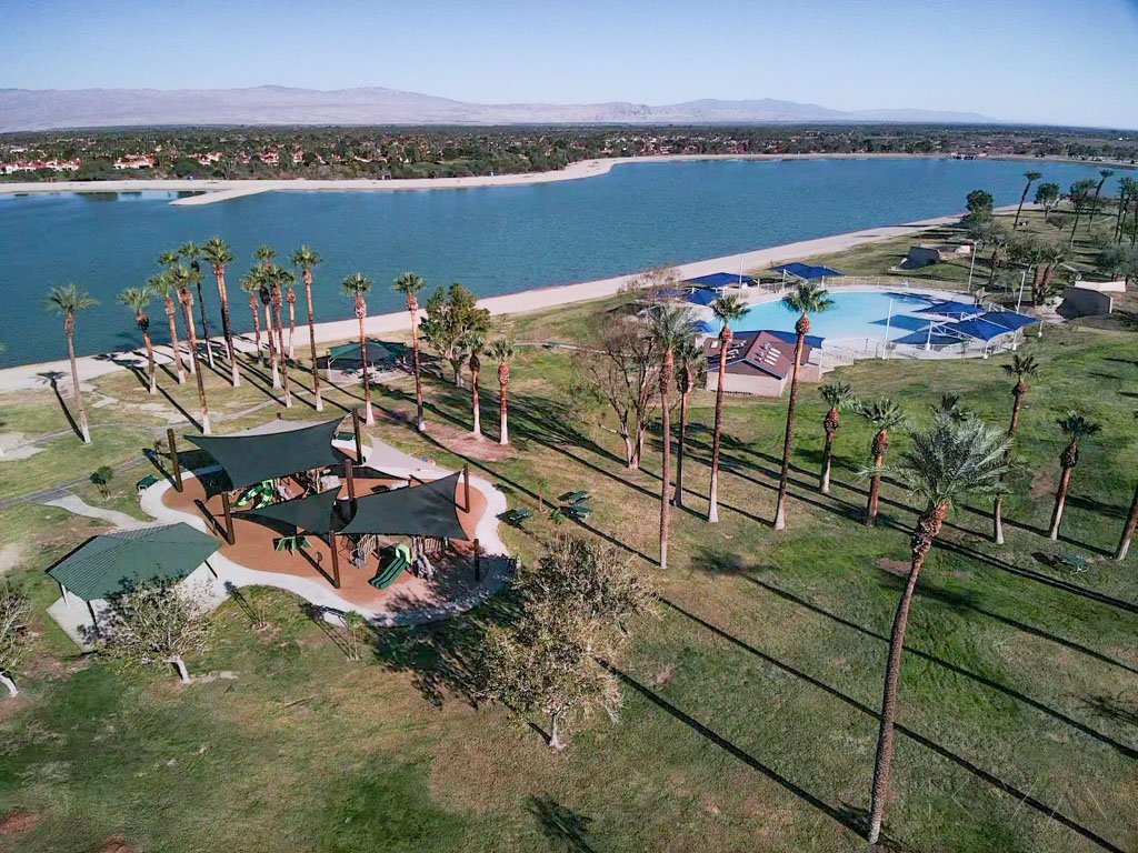 #2 on our countdown is our transformation of Lake Cahuilla Veteran's Memorial Park in Southern, CA! 

The results are stunning! This project was all about enhancing community spaces and providing top-tier amenities for everyone to enjoy. The new and 