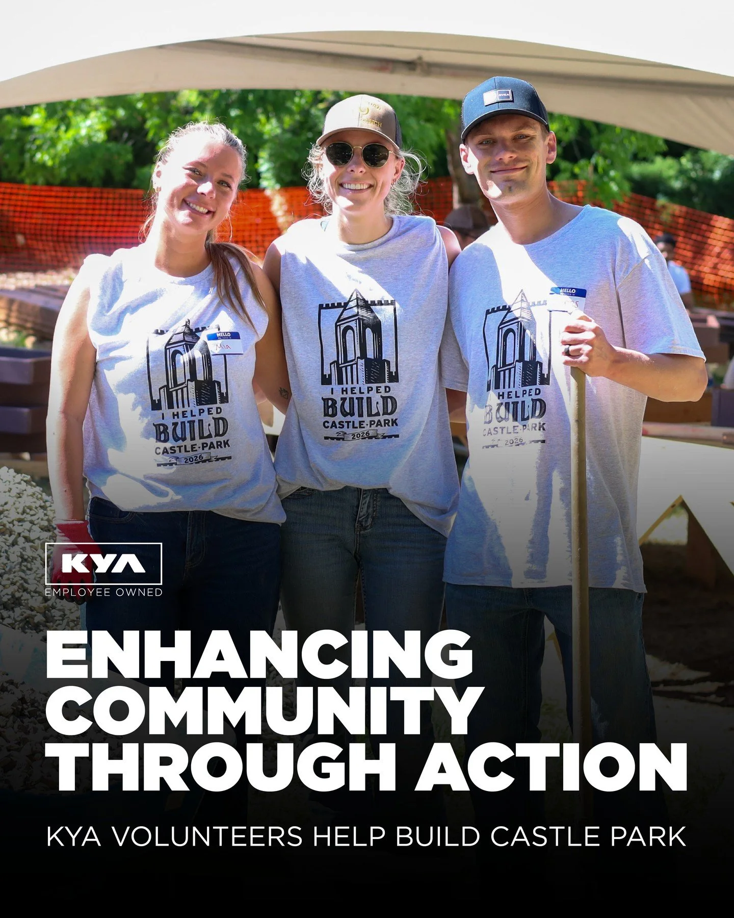 Castle Park in Folsom is getting the renovation it deserves and we were proud to show up and volunteer!

This week, community volunteers came together to help rebuild this beloved landmark at Folsom carrying on a tradition that started when the origi