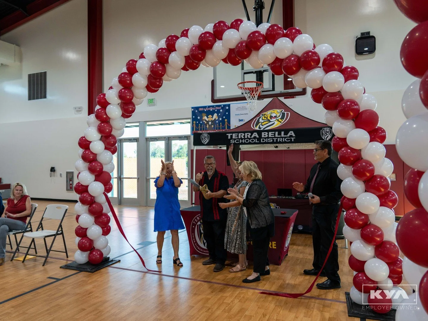 This week marked an important milestone for our Central Valley division as we celebrated the completion of two projects that will make a lasting impact on the communities they were built to serve.

The first was the new middle school gymnasium for th