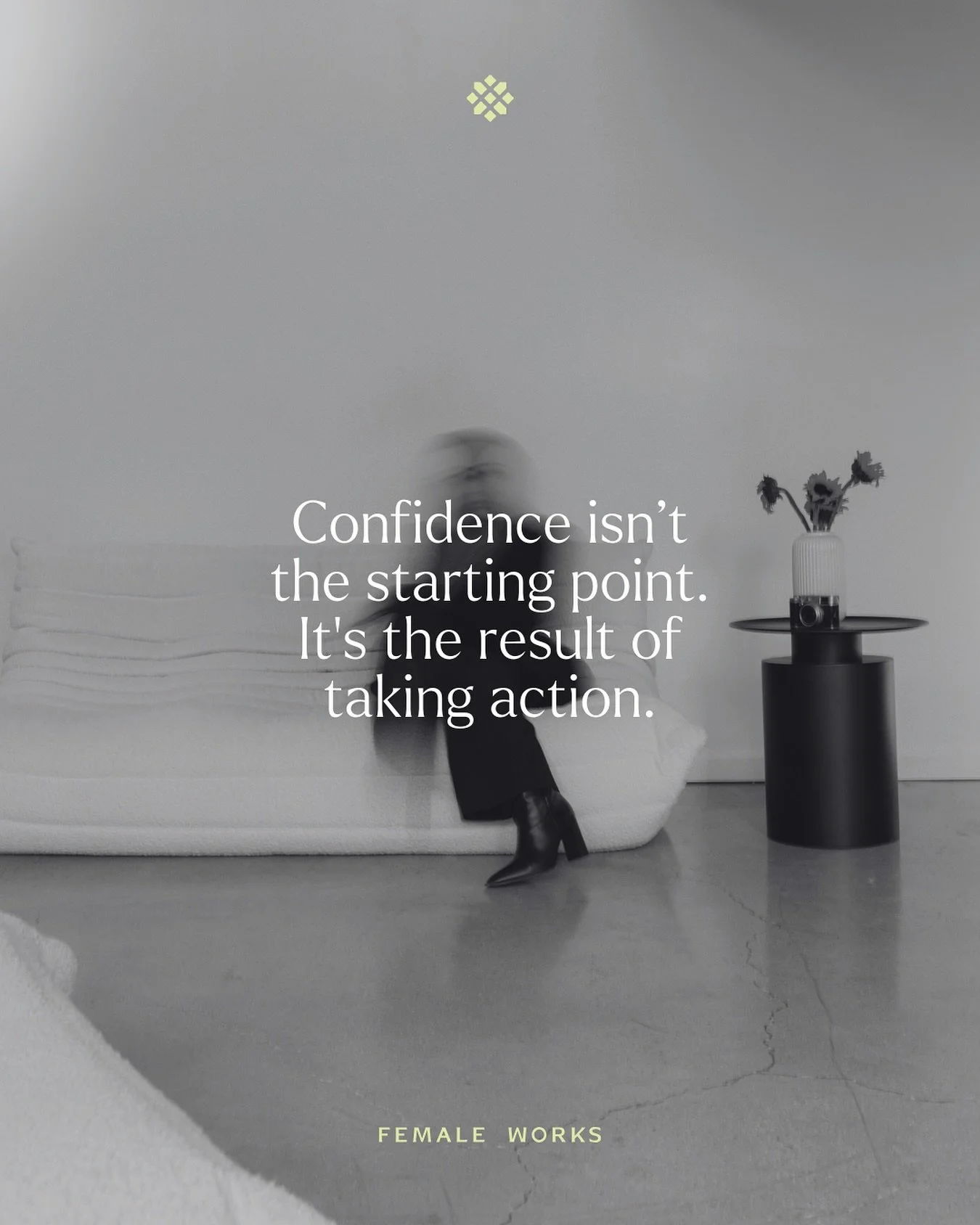 Confidence isn&rsquo;t the starting point. It&rsquo;s the result of taking action. ✨