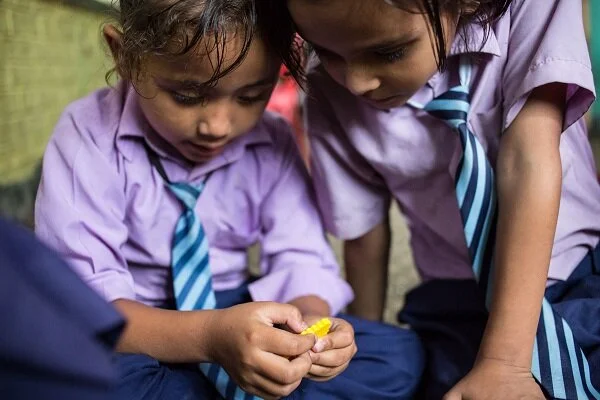 Approved by lovely children in Nepal