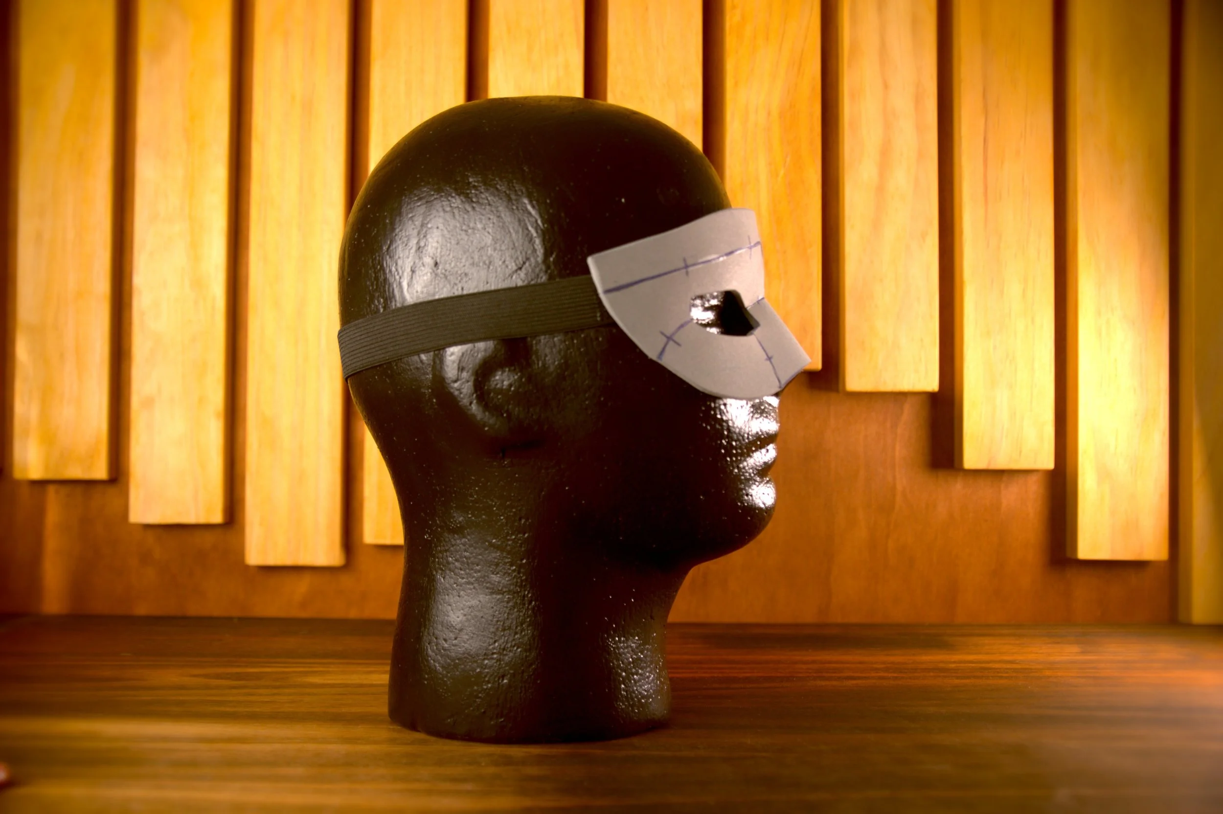 Venetian foam masquerade mask pattern