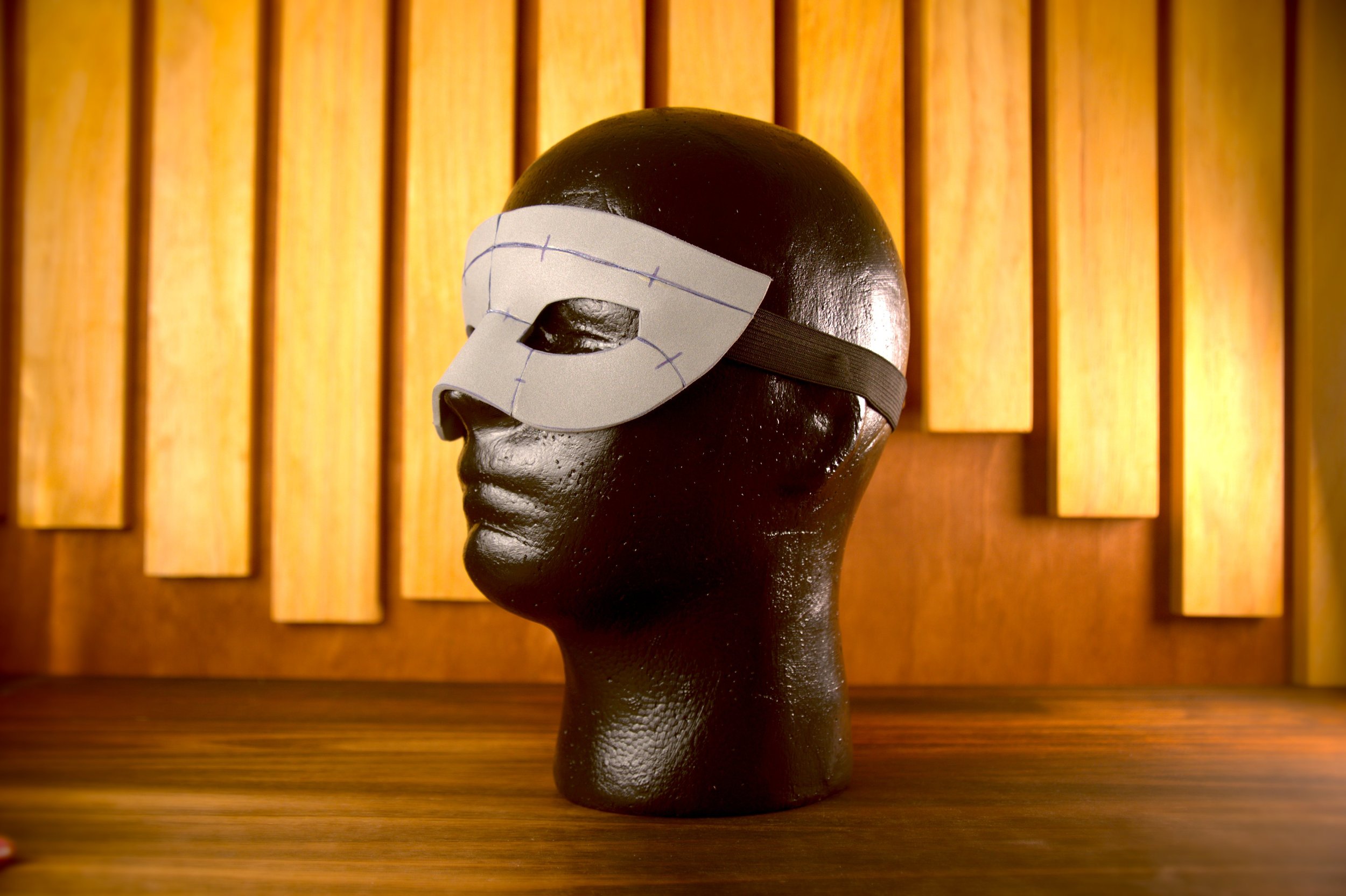 Venetian foam masquerade mask pattern