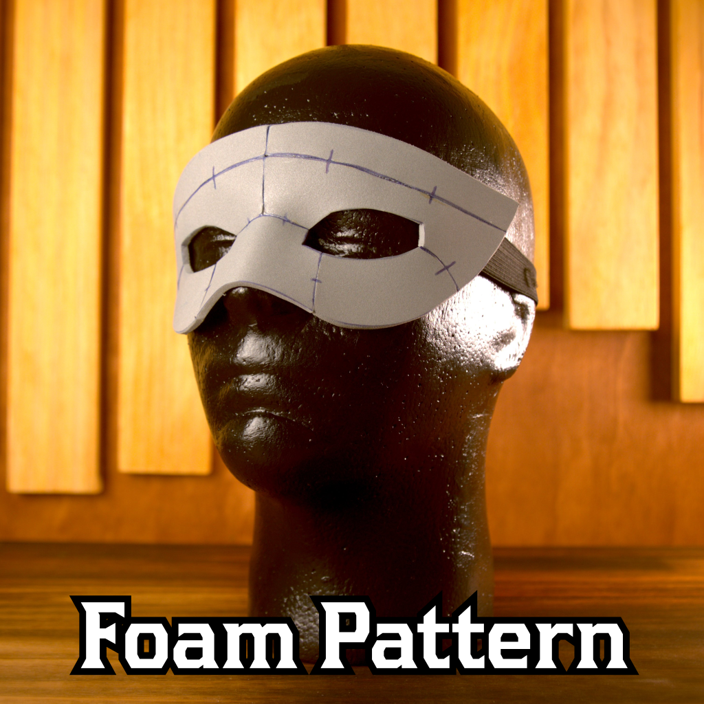 Venetian foam masquerade mask pattern