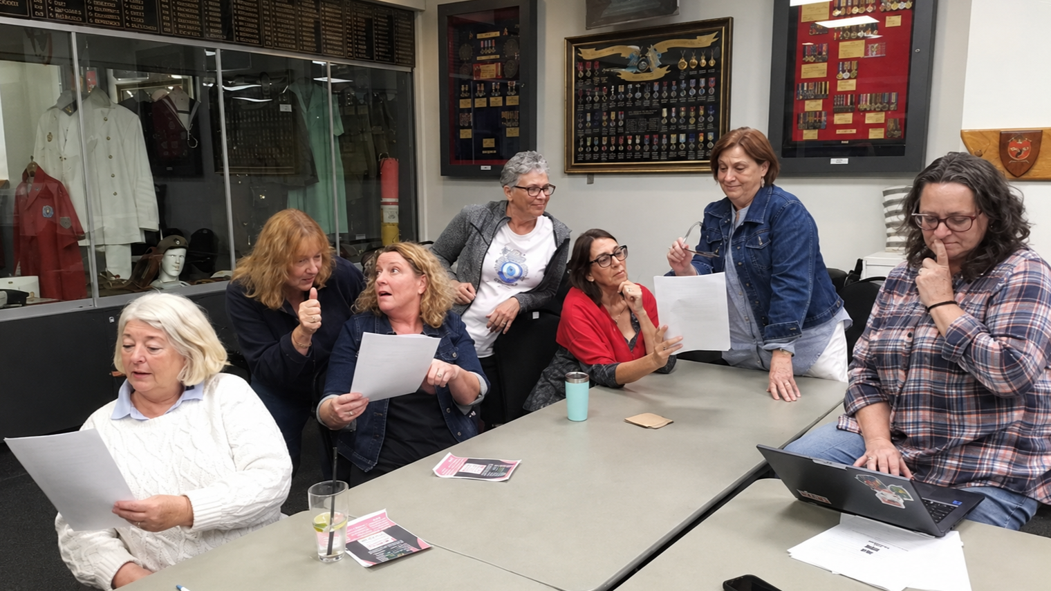 Script rehearsing 