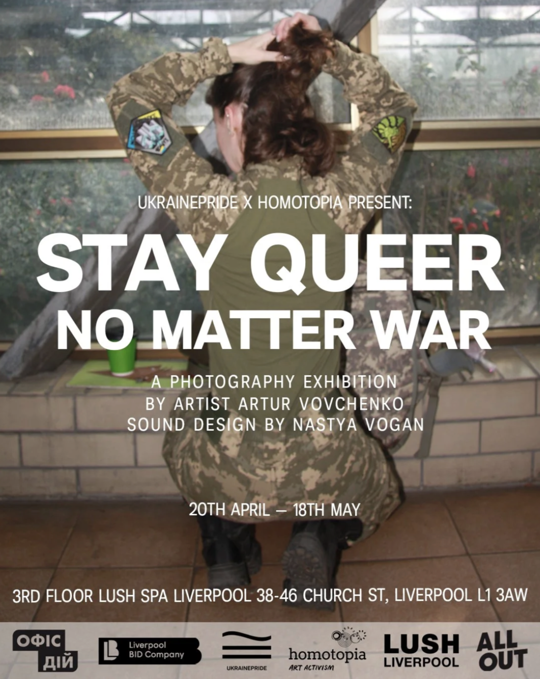 Stay Queer. No Matter War.