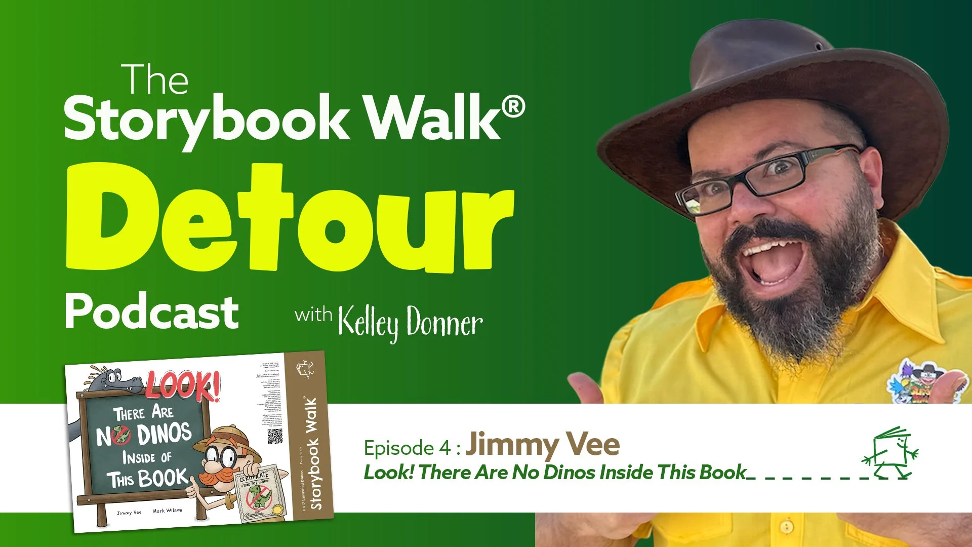 Thumbnail of The Storybook Walk Detour Podcast with guest Jimmy Vee