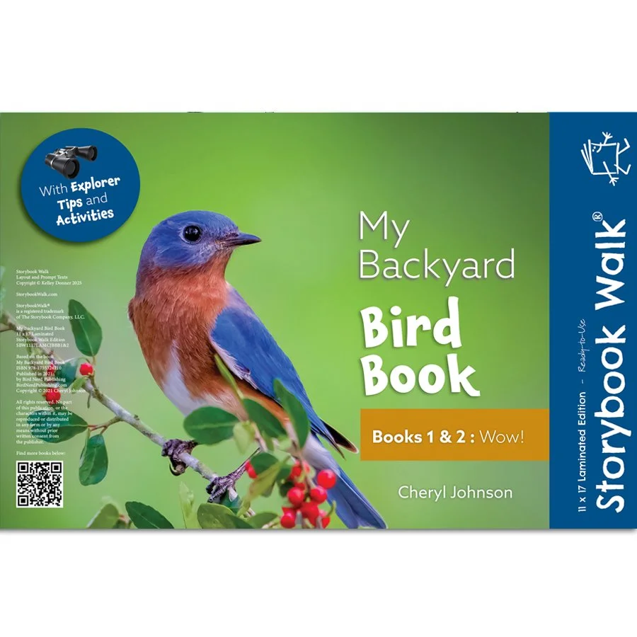 My Backyard Bird Book - Books 1 & 2: Storybook Walk Edition