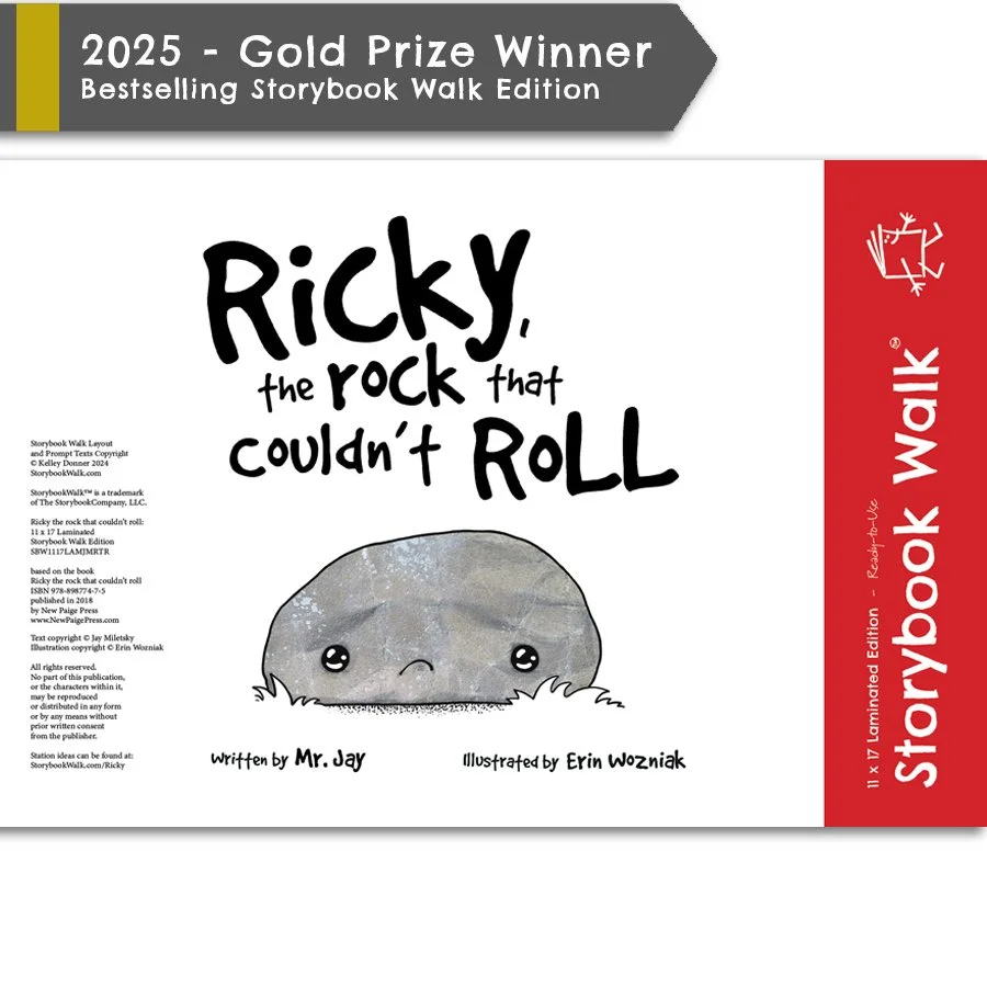Ricky the Rock that Couldn't Roll: Laminated Storybook Walk Edition