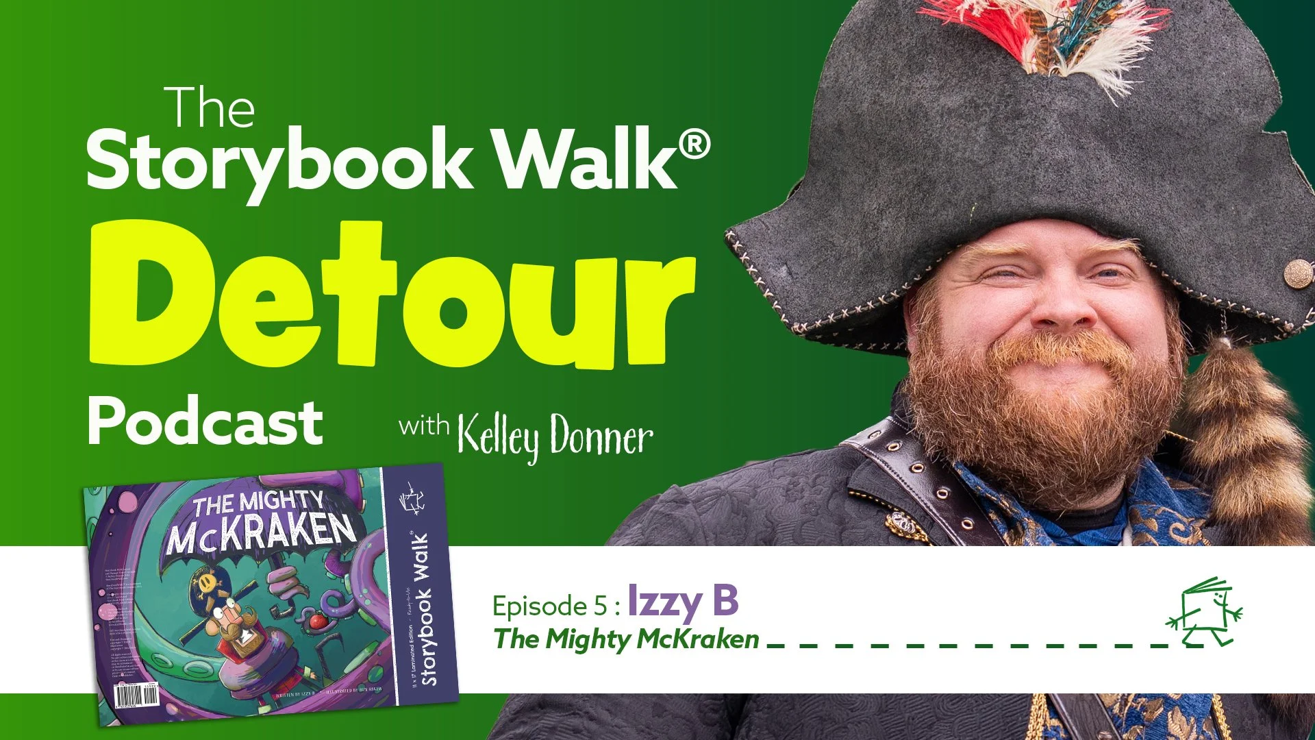 Thumbnail of The Storybook Walk Detour Podcast with guest Izzy B