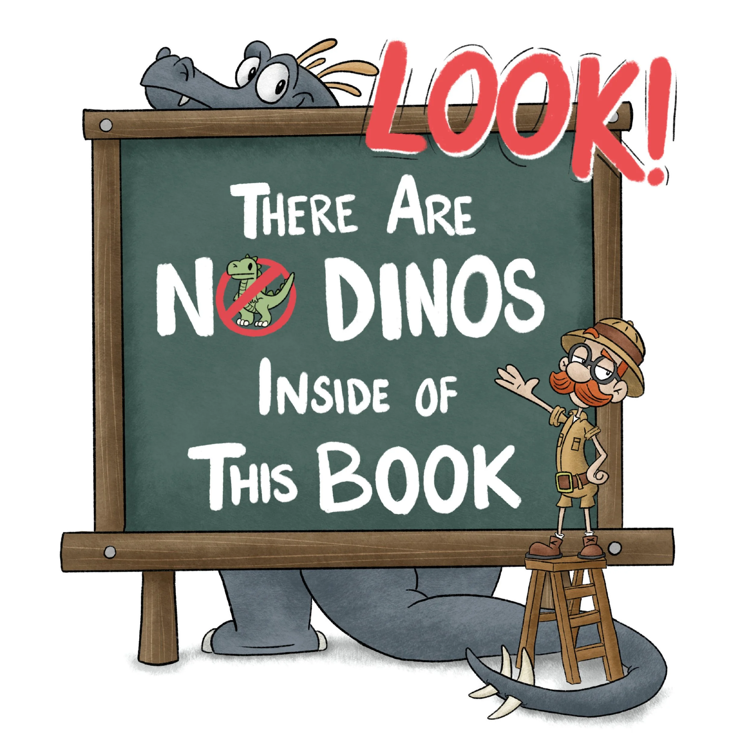Look! There Are No Dinos Inside This Book